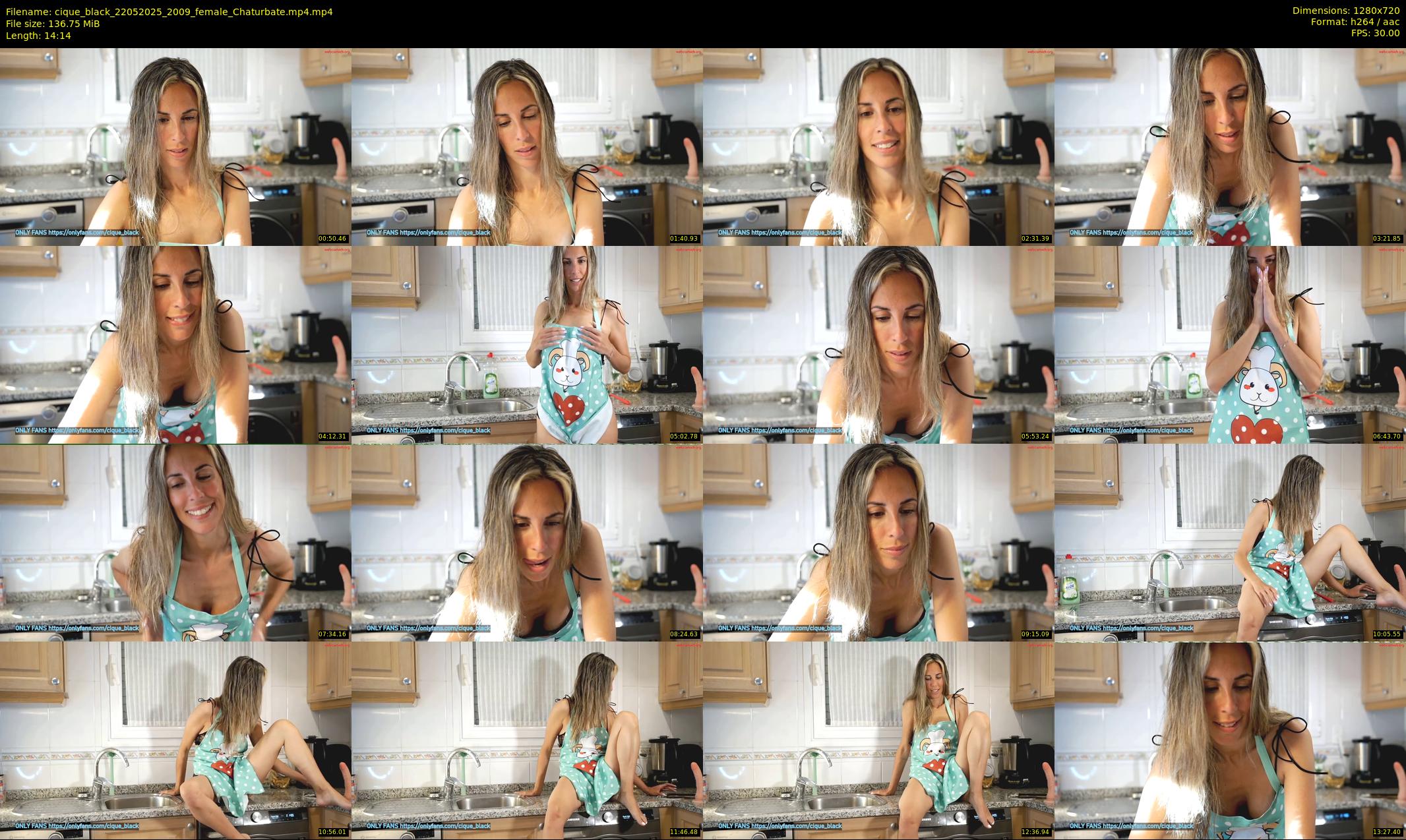 cique_black — 15 minute Chaturbate female cam show recording, 720p, May 22, 2025