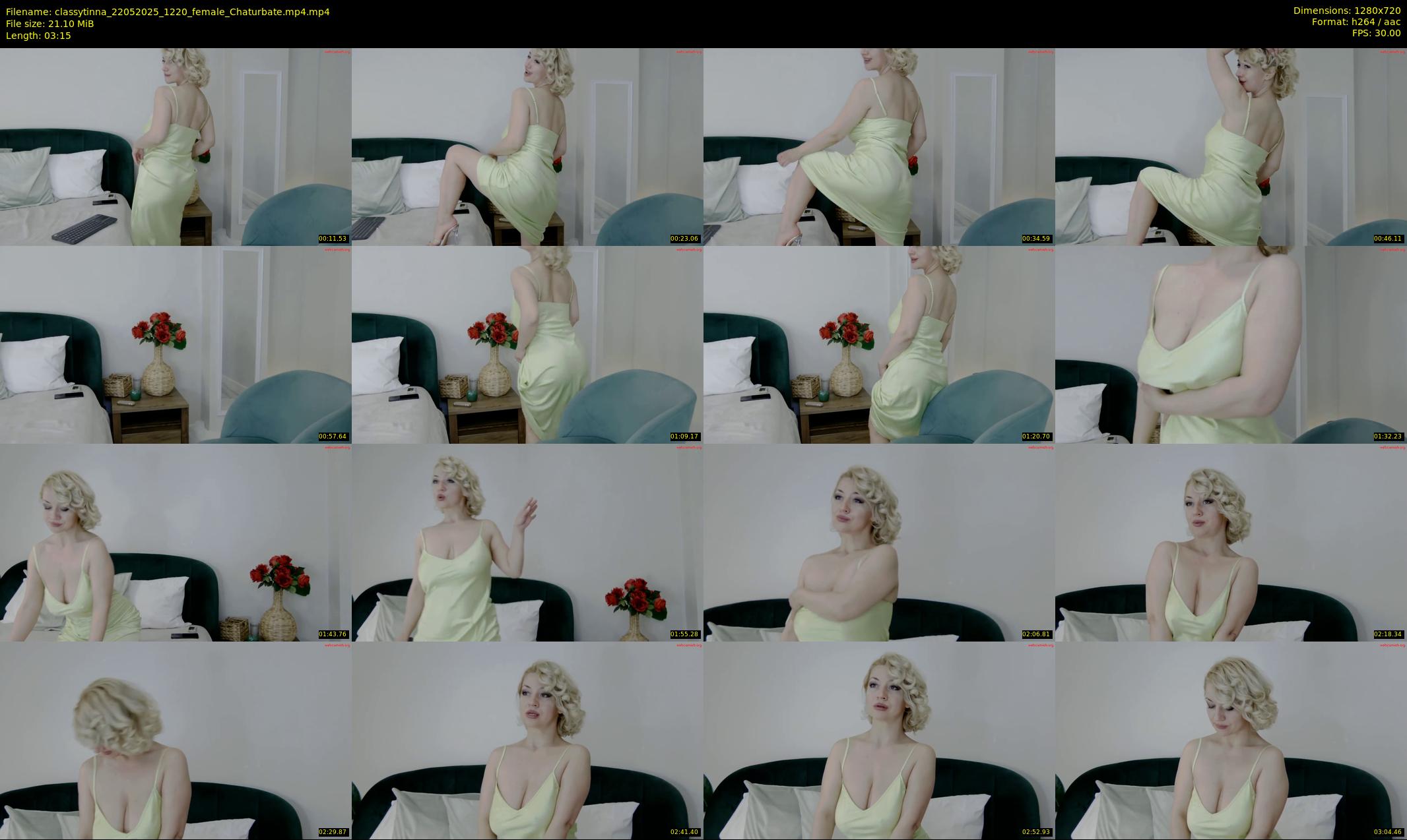 classytinna — 4 minute Chaturbate female cam show recording, 720p, May 22, 2025