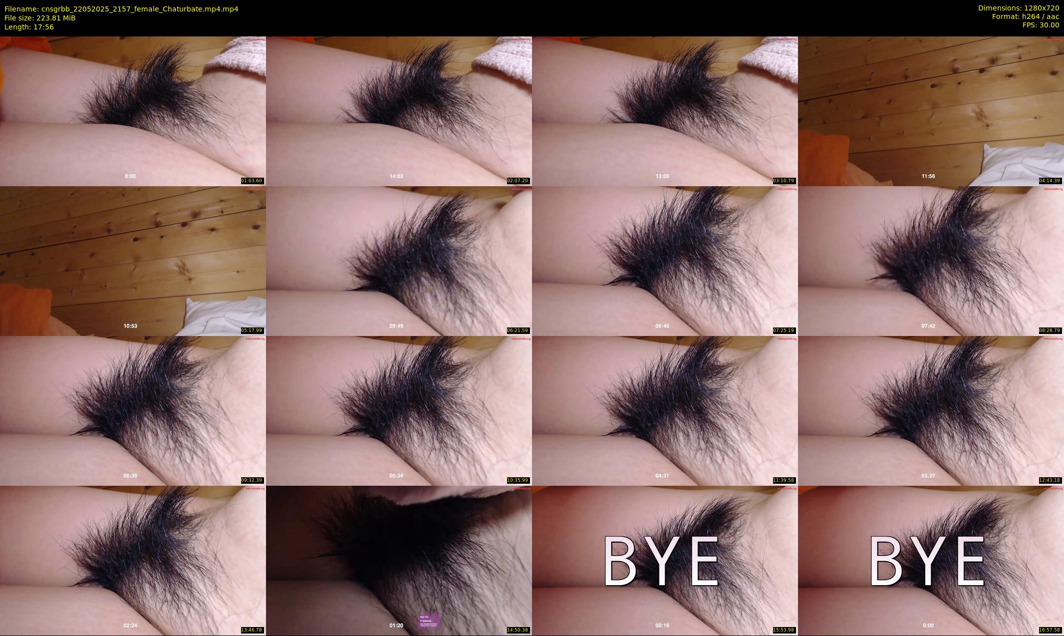 cnsgrbb — 18 minute Chaturbate female cam show recording, 720p, May 22, 2025