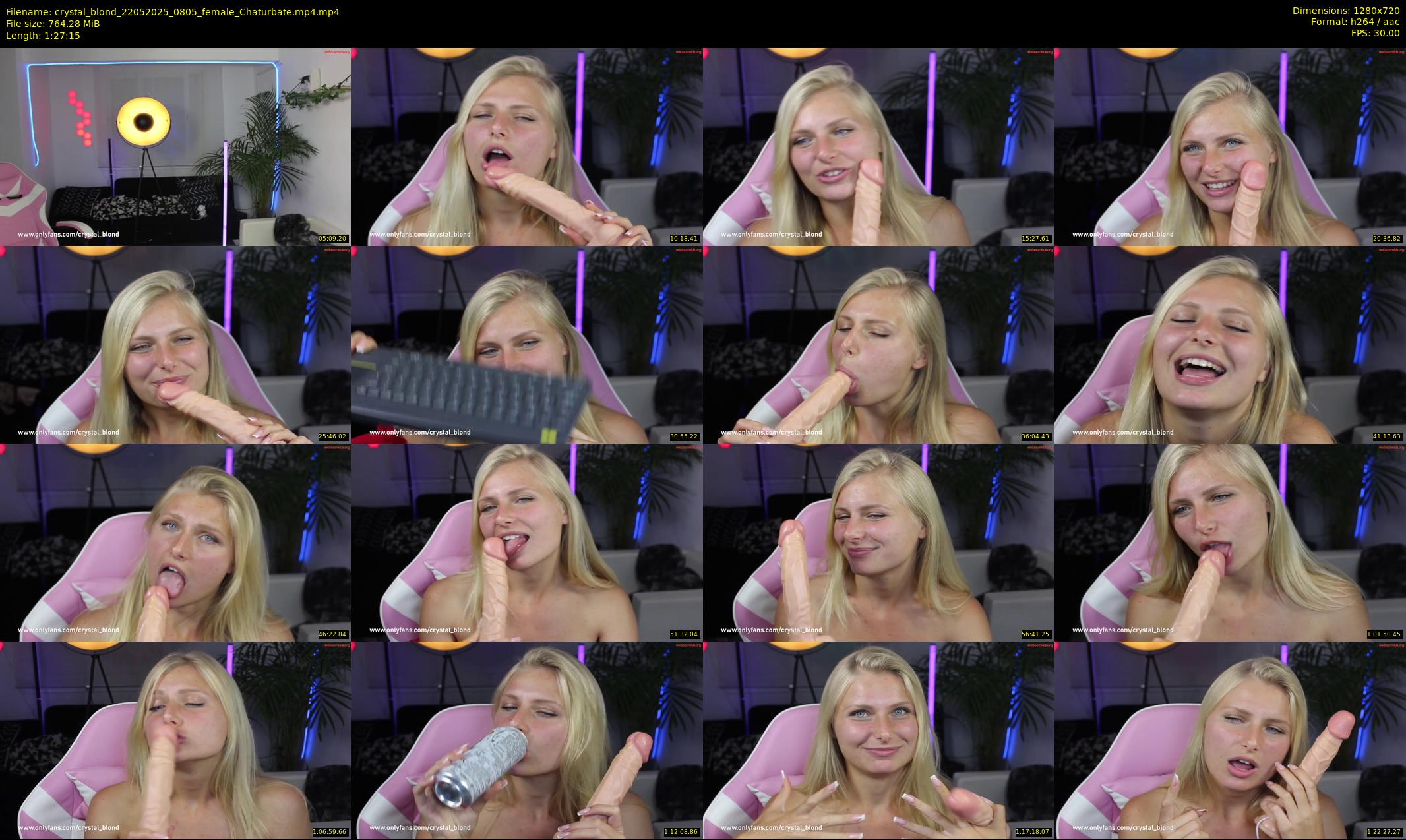 crystal_blond — 88 minute Chaturbate female cam show recording, 720p, May 22, 2025