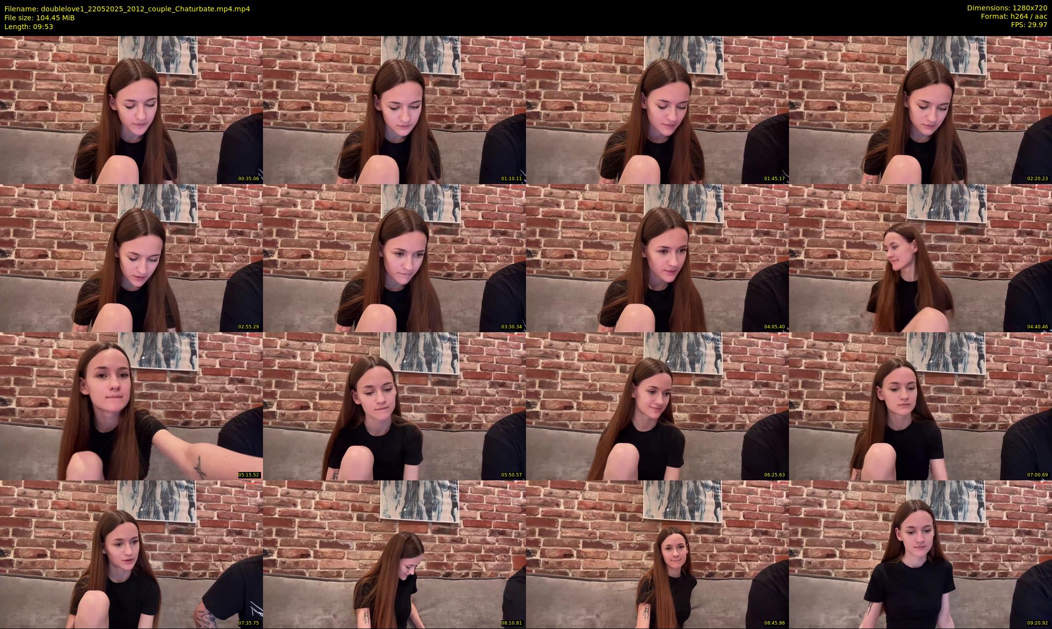 doublelove1 — 10 minute Chaturbate couple cam show recording, 720p, May 22, 2025