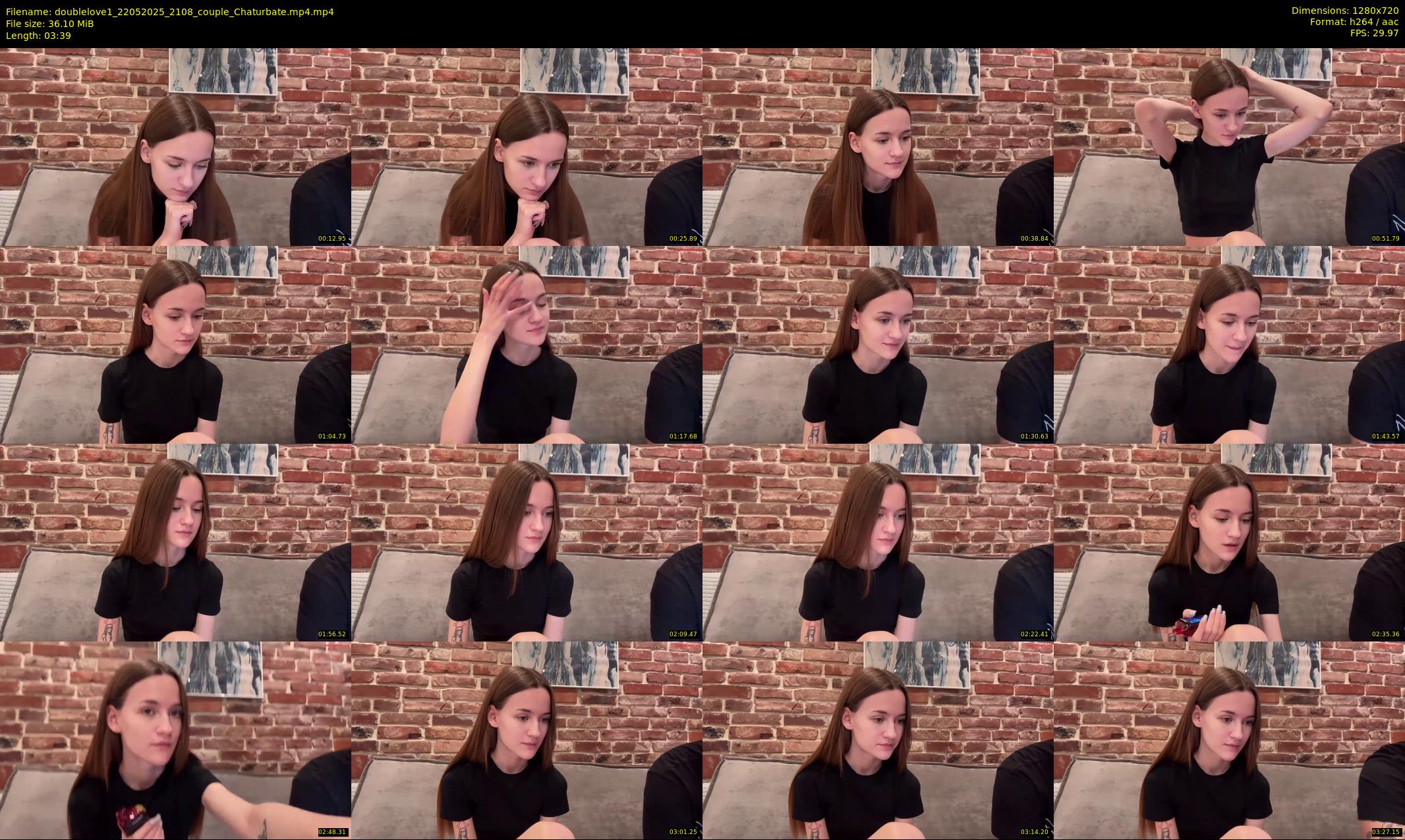 doublelove1 — 4 minute Chaturbate couple cam show recording, 720p, May 22, 2025