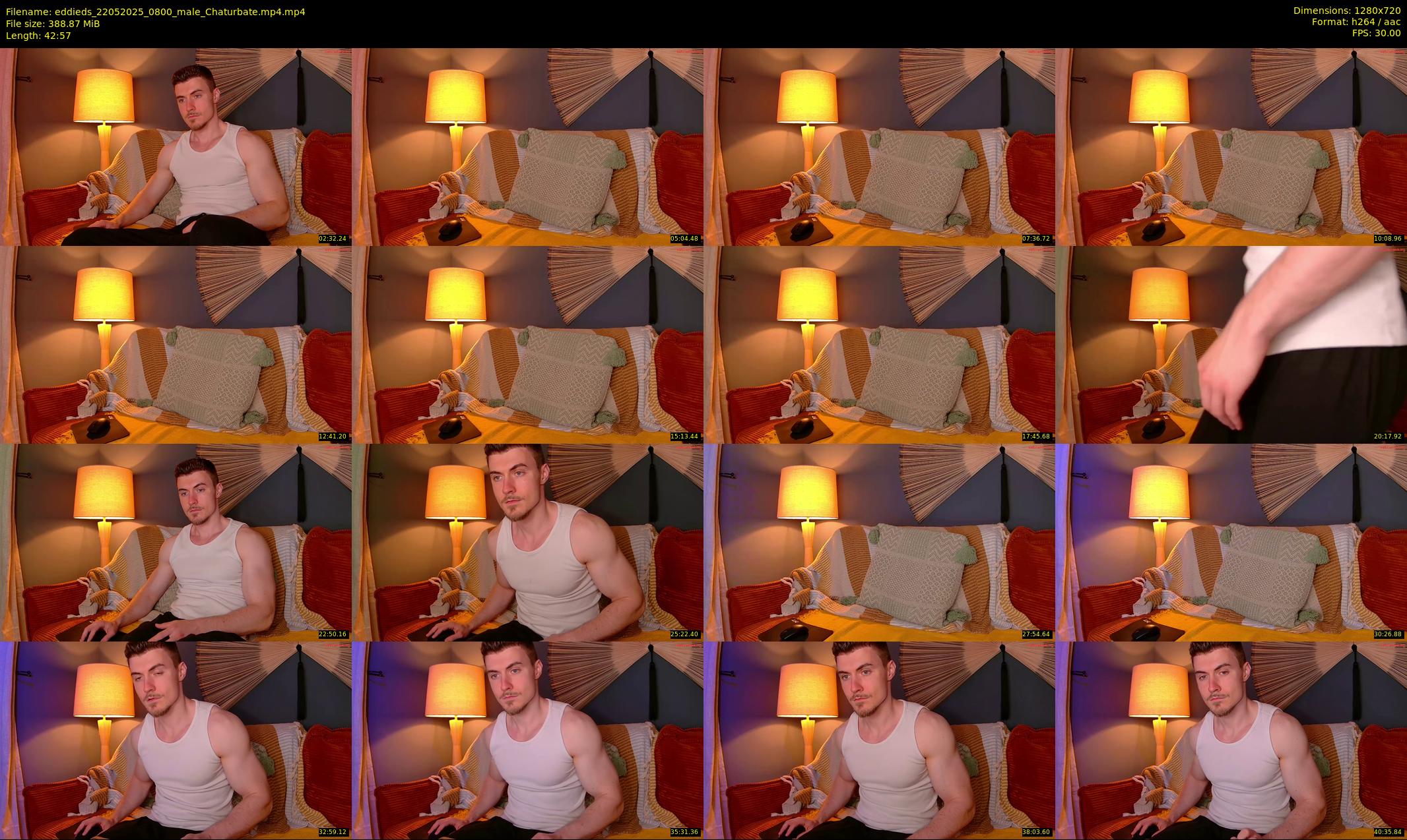 eddieds — 43 minute Chaturbate male cam show recording, 720p, May 22, 2025