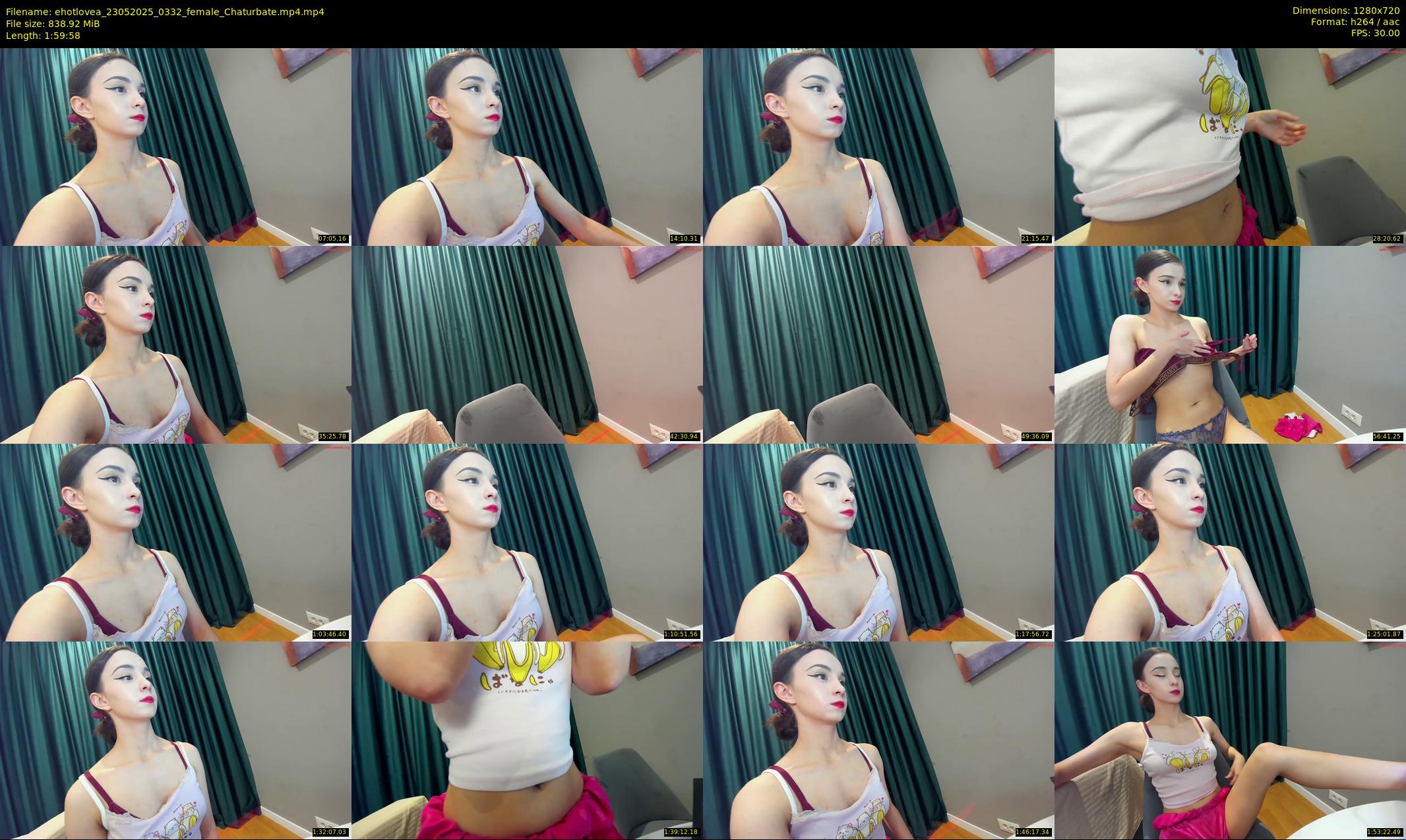ehotlovea — 120 minute Chaturbate female cam show recording, 720p, May 23, 2025