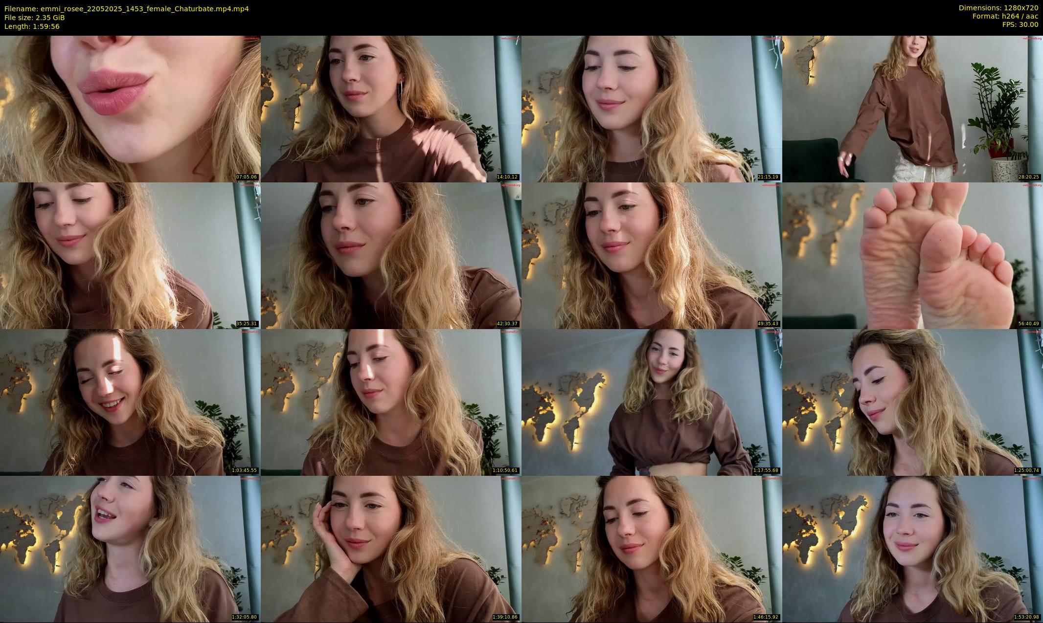emmi_rosee — 120 minute Chaturbate female cam show recording, 720p, May 22, 2025