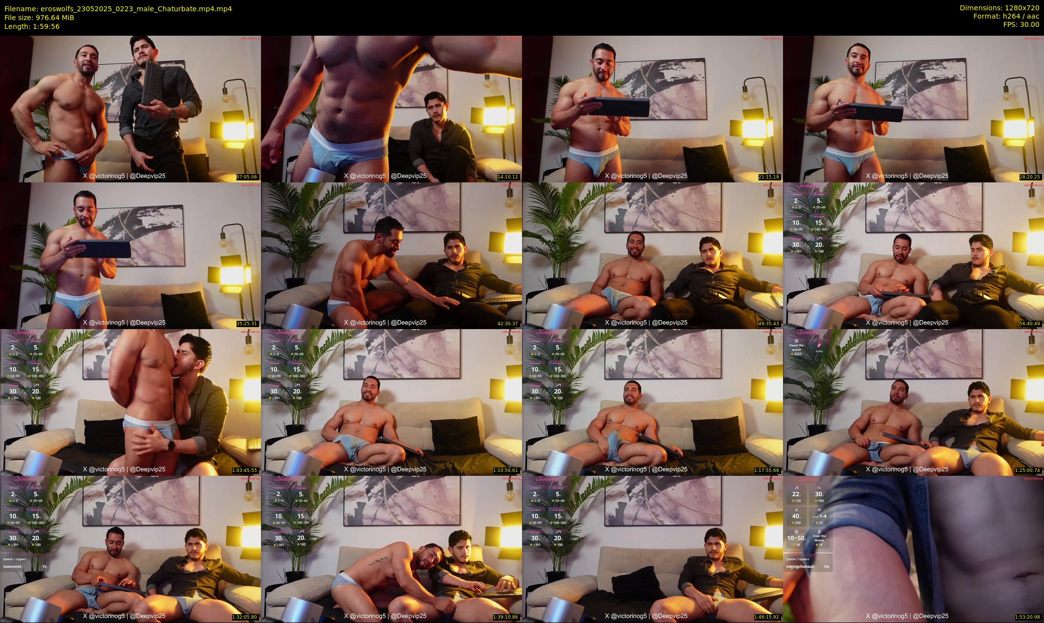 eroswolfs — 120 minute Chaturbate male cam show recording, 720p, May 23, 2025