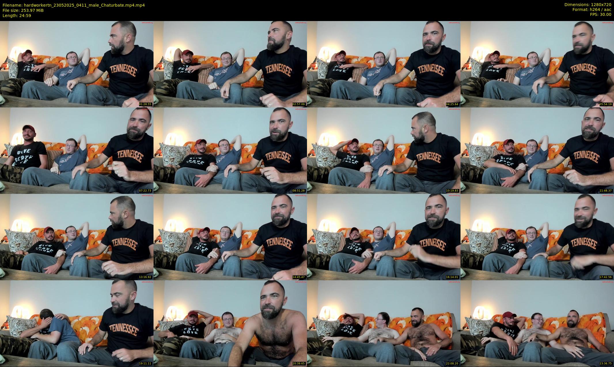 hardworkertn — 25 minute Chaturbate male cam show recording, 720p, May 23, 2025
