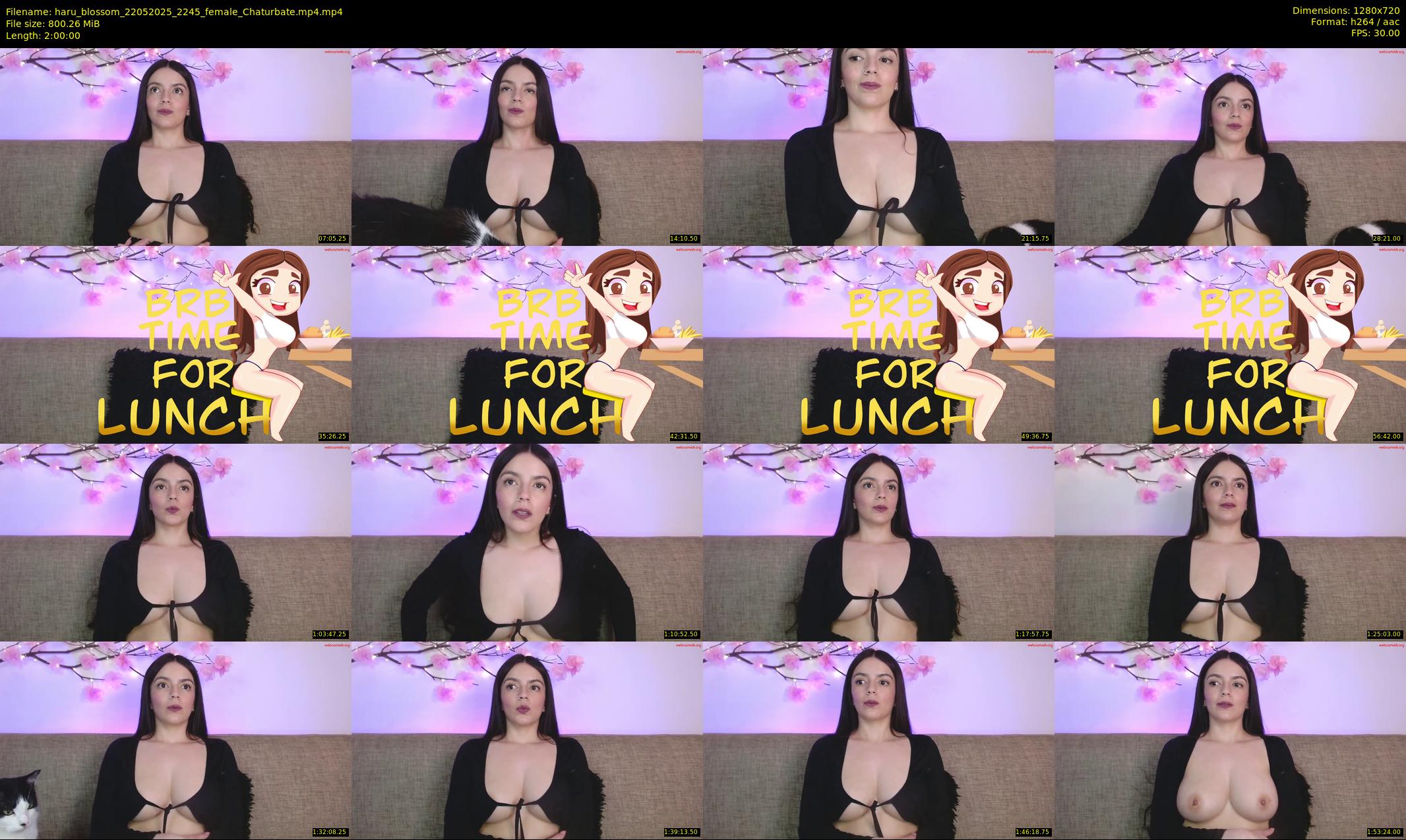 haru_blossom — 120 minute Chaturbate female cam show recording, 720p, May 22, 2025