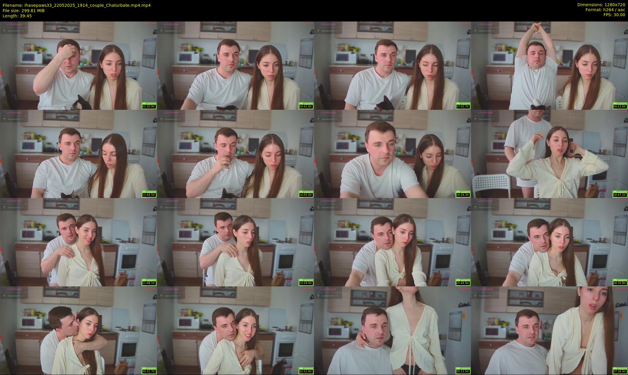 ihavepaws33 — 40 minute Chaturbate couple cam show recording, 720p, May 22, 2025