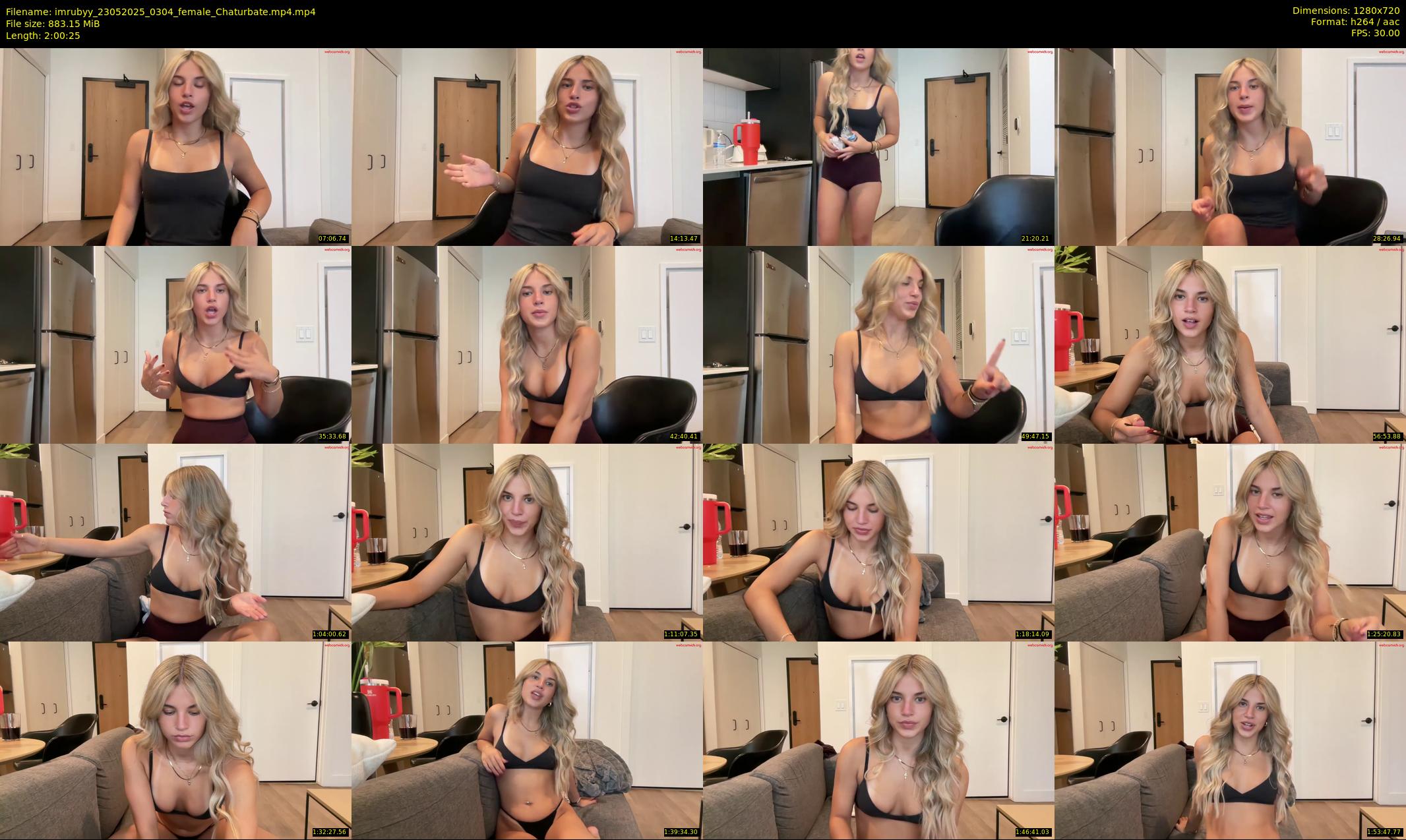 imrubyy — 121 minute Chaturbate female cam show recording, 720p, May 23, 2025