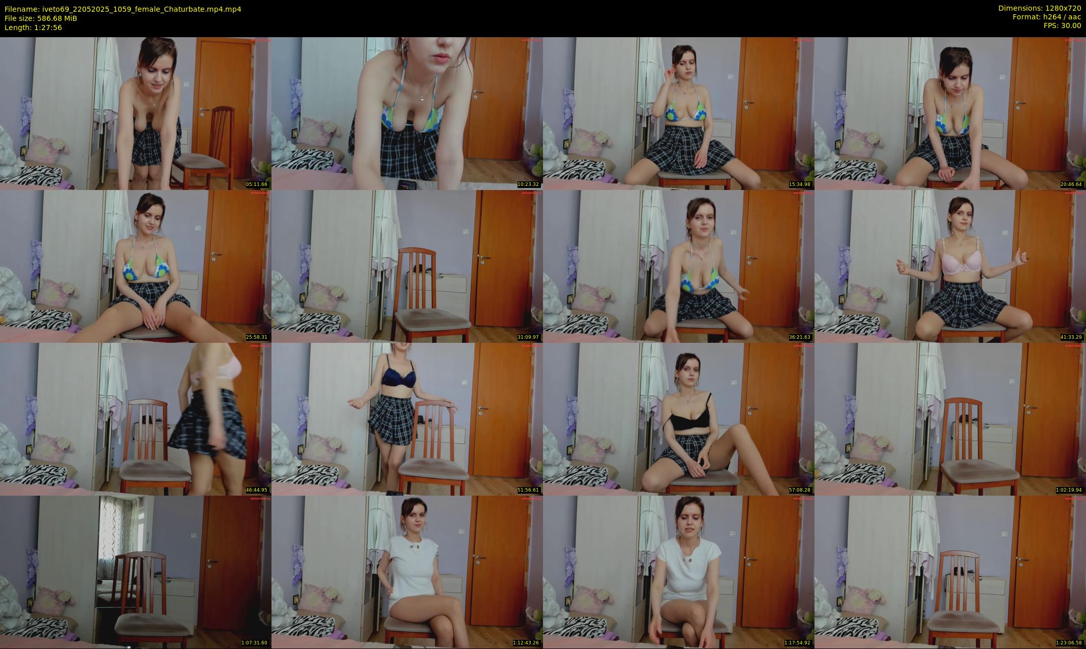 iveto69 — 88 minute Chaturbate female cam show recording, 720p, May 22, 2025