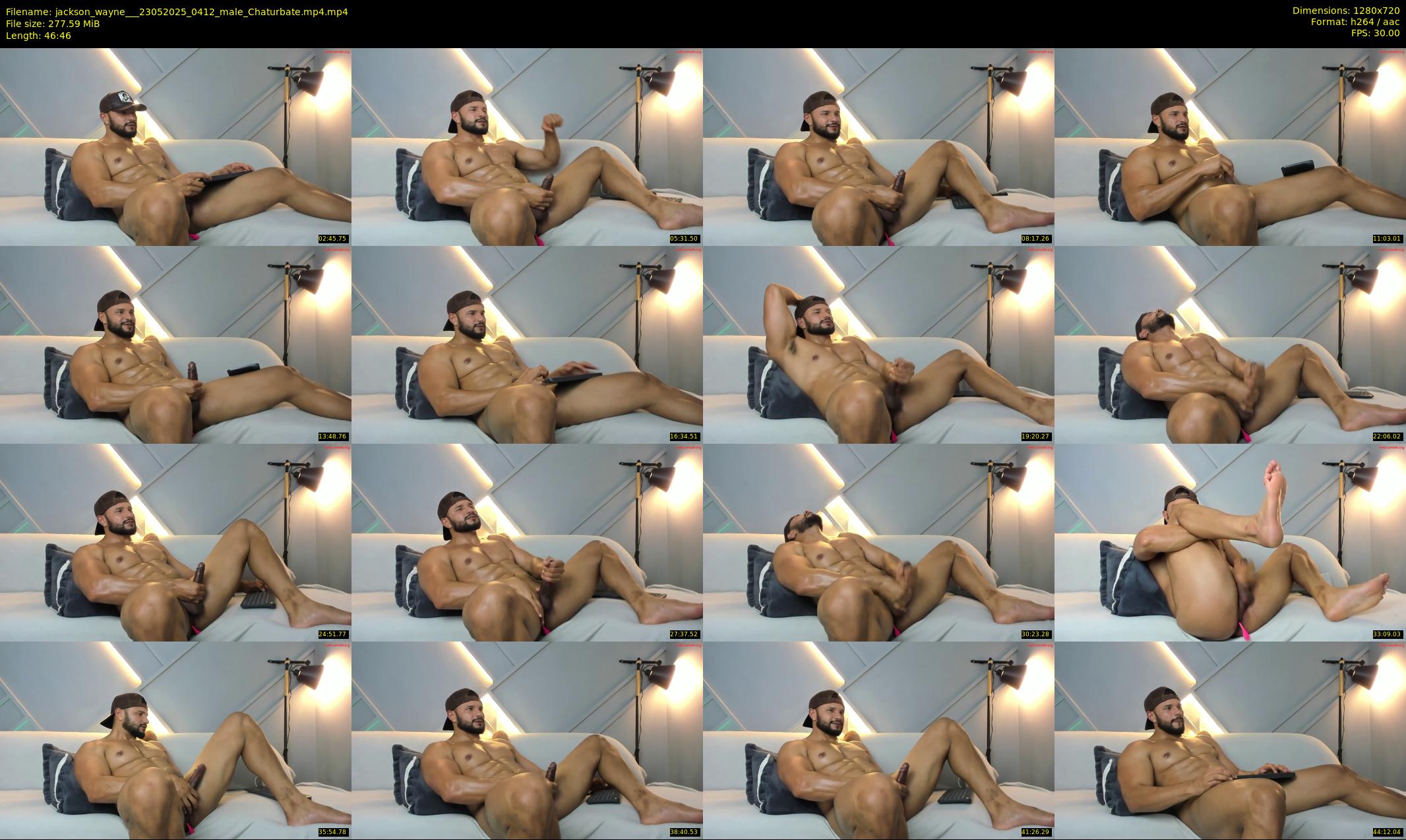 jackson_wayne__ — 47 minute Chaturbate male cam show recording, 720p, May 23, 2025