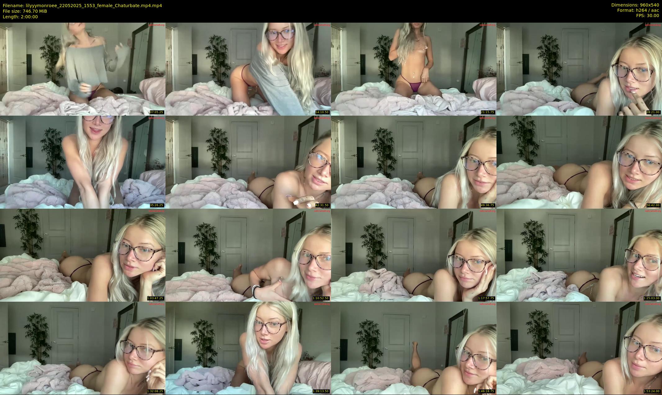 lilyyymonroee — 120 minute Chaturbate female cam show recording, 480p, May 22, 2025