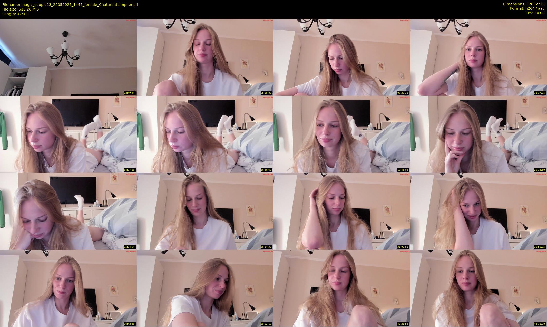 magic_couple13 — 48 minute Chaturbate couple cam show recording, 720p, May 22, 2025
