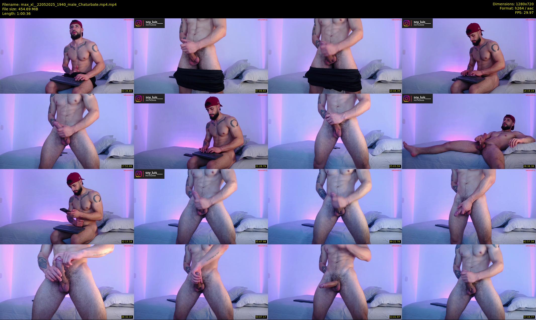 max_xl_ — 61 minute Chaturbate male cam show recording, 720p, May 22, 2025