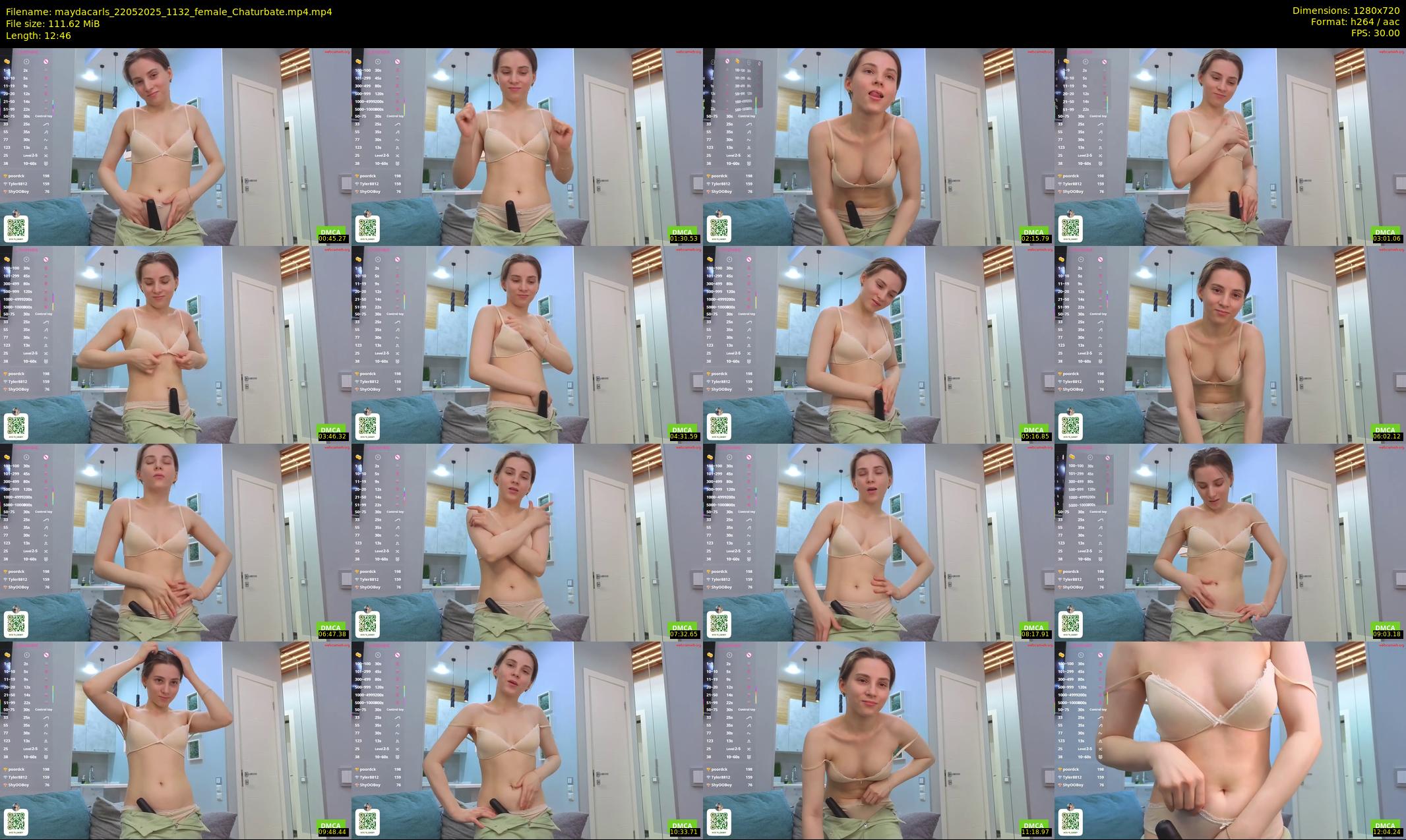 maydacarls — 13 minute Chaturbate female cam show recording, 720p, May 22, 2025