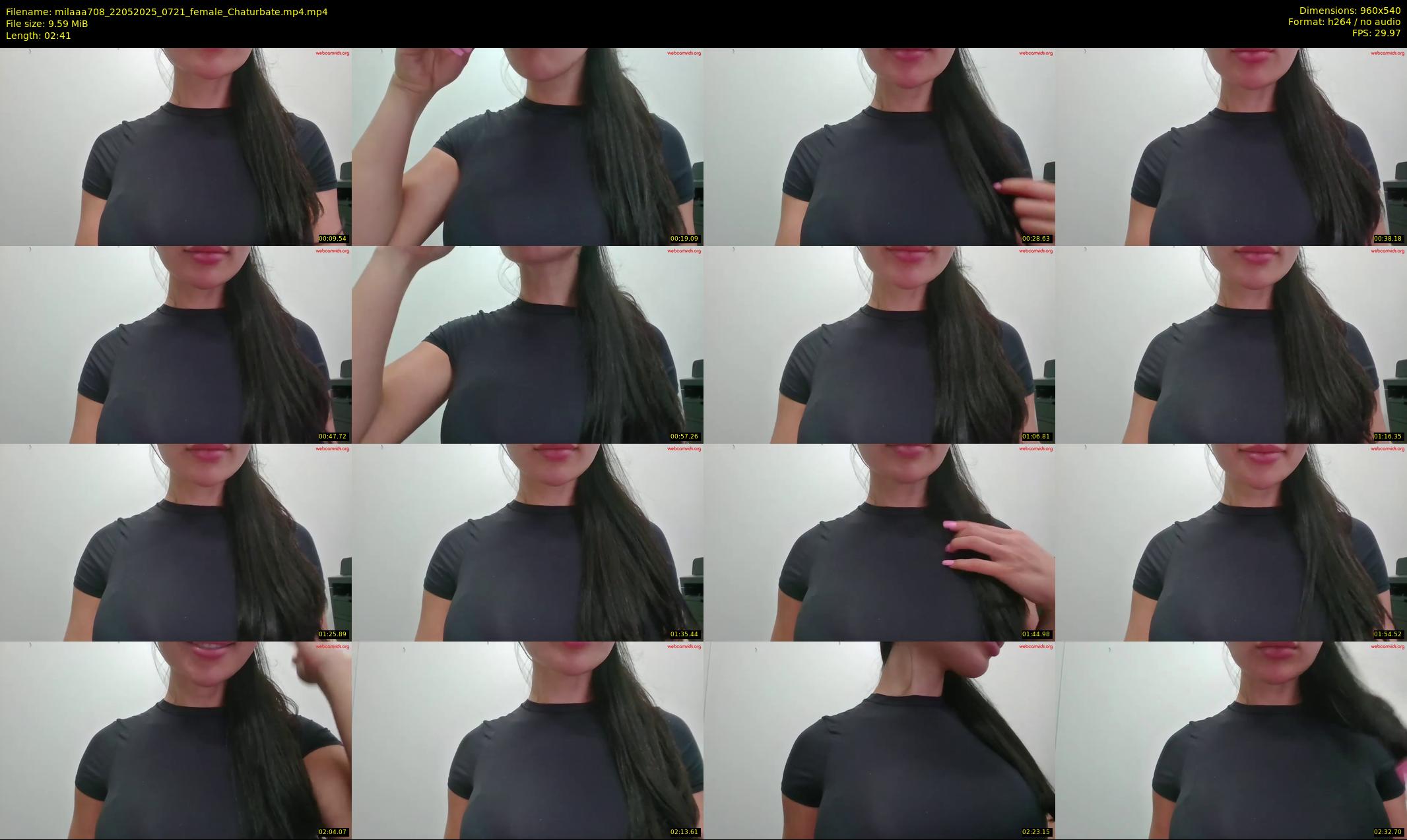 milaaa708 — 3 minute Chaturbate female cam show recording, 480p, May 22, 2025