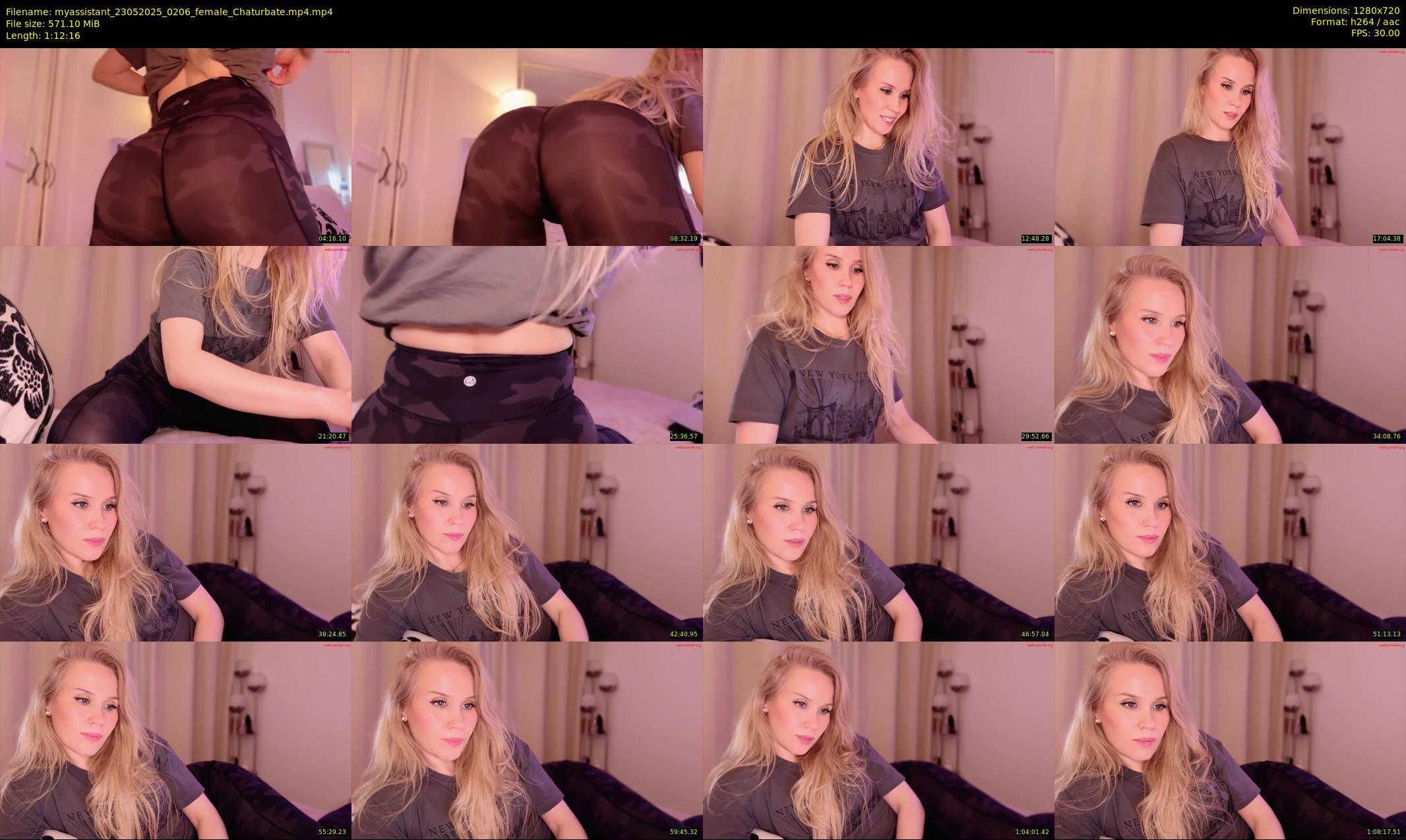 myassistant — 73 minute Chaturbate female cam show recording, 720p, May 23, 2025