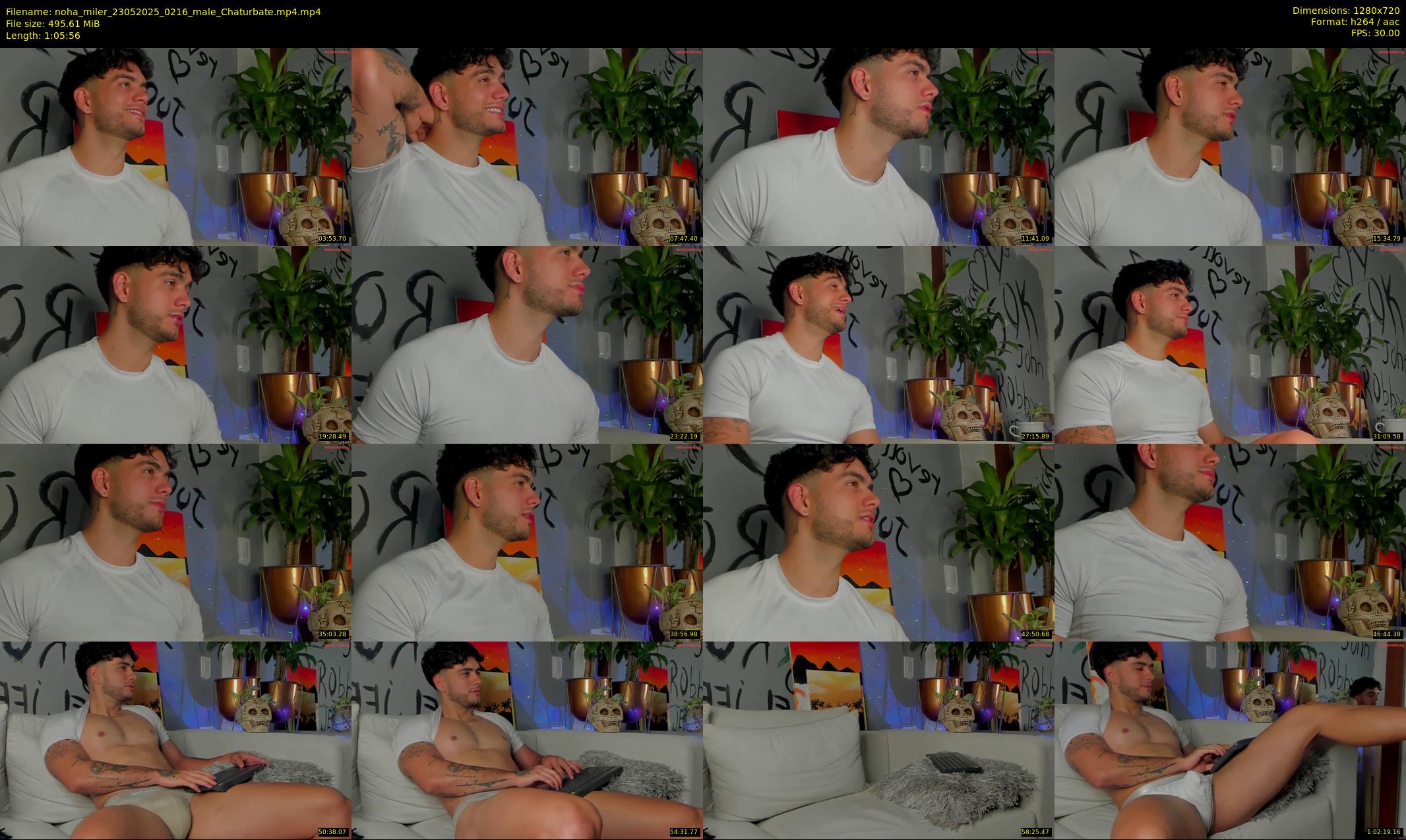 noha_miler — 66 minute Chaturbate male cam show recording, 720p, May 23, 2025