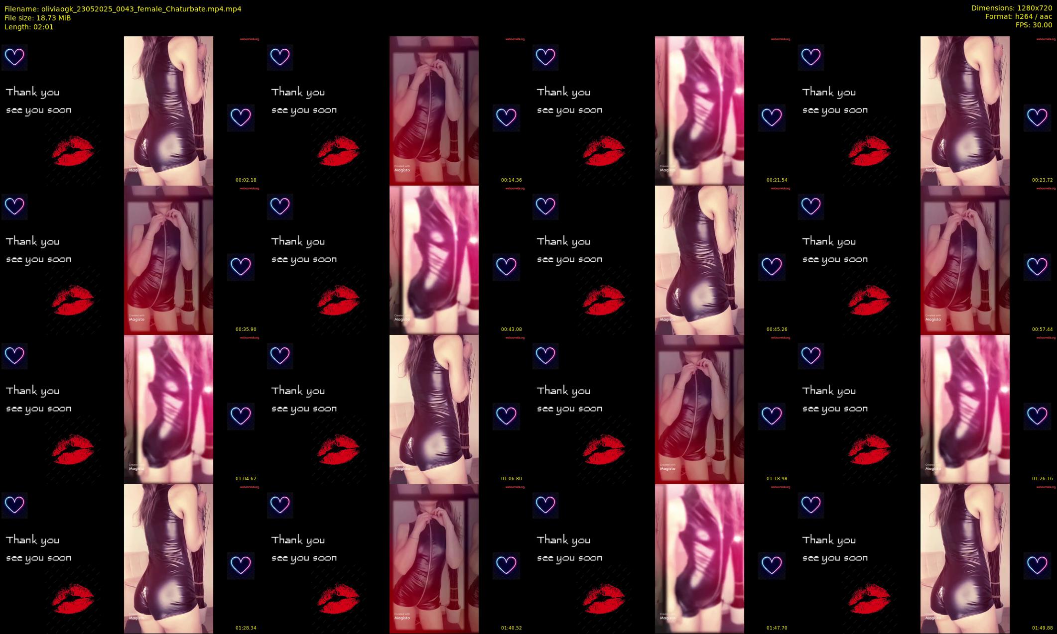 oliviaogk — 3 minute Chaturbate female cam show recording, 720p, May 23, 2025