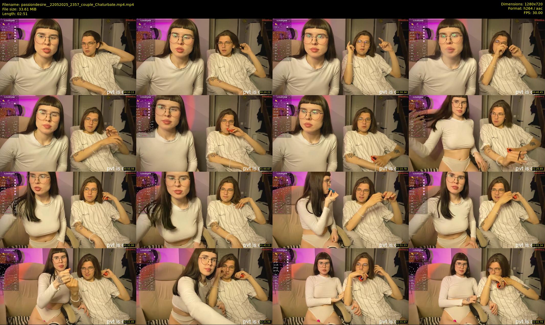 passiondesire_ — 3 minute Chaturbate couple cam show recording, 720p, May 22, 2025