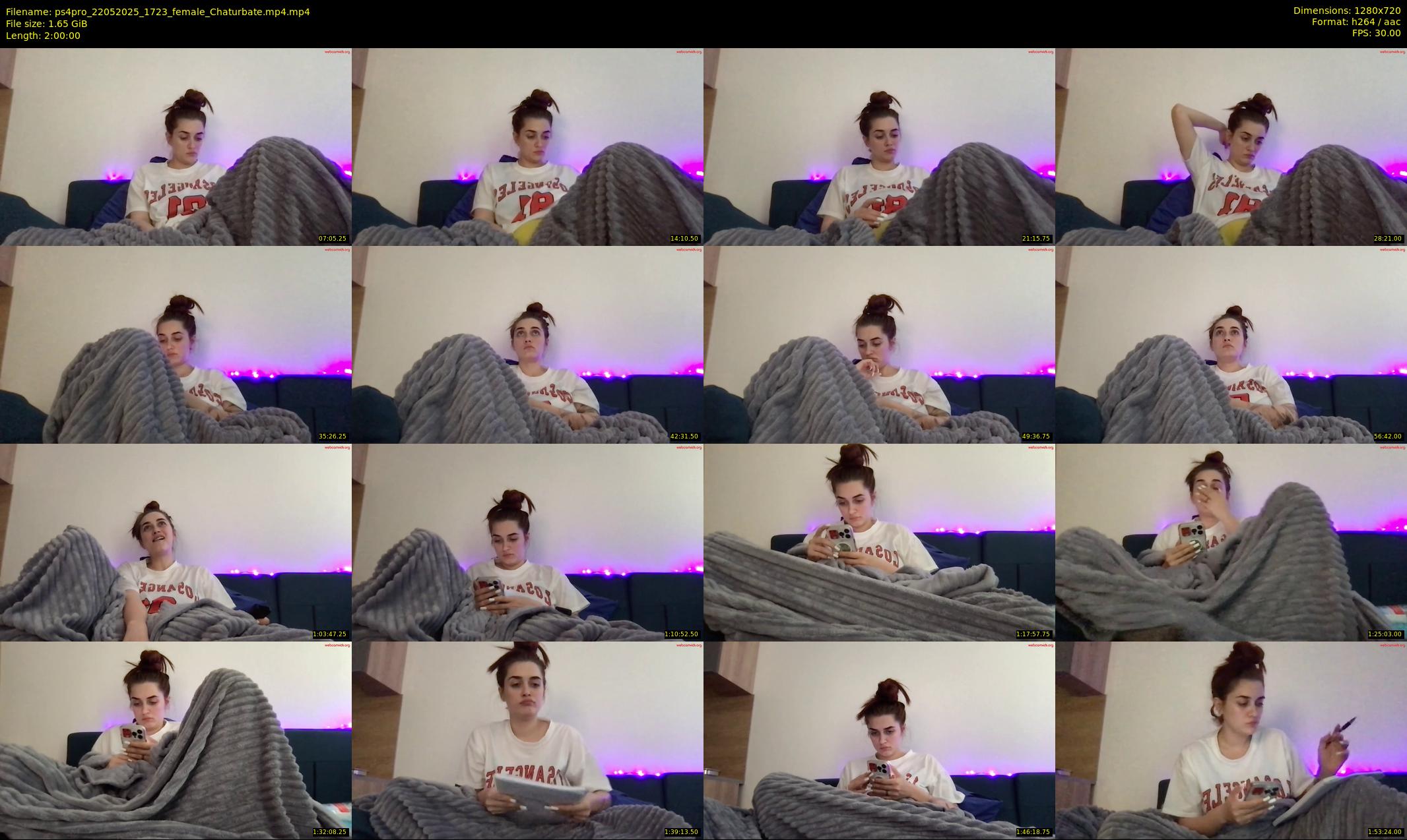 ps4pro — 120 minute Chaturbate female cam show recording, 720p, May 22, 2025