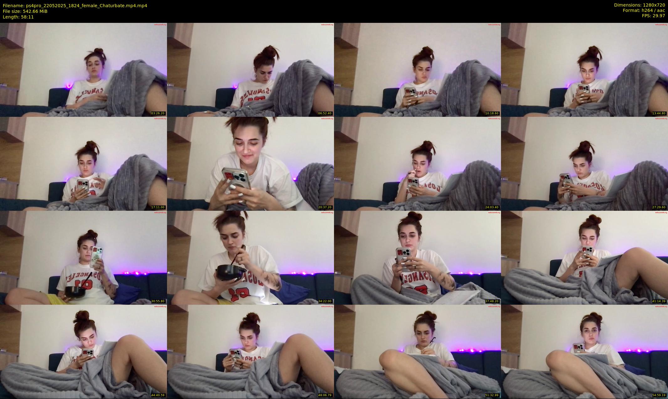 ps4pro — 59 minute Chaturbate female cam show recording, 720p, May 22, 2025