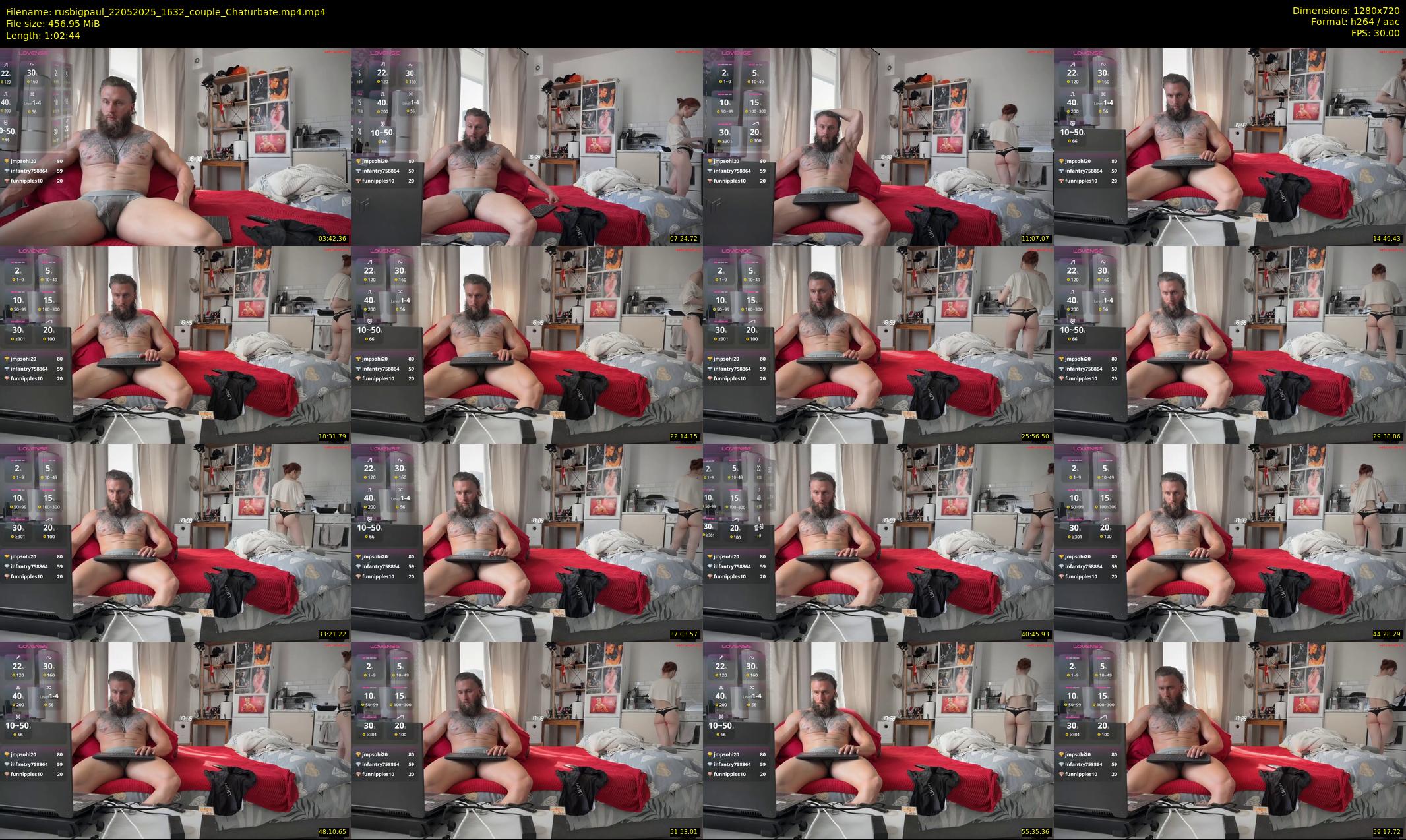 rusbigpaul — 63 minute Chaturbate male cam show recording, 720p, May 22, 2025