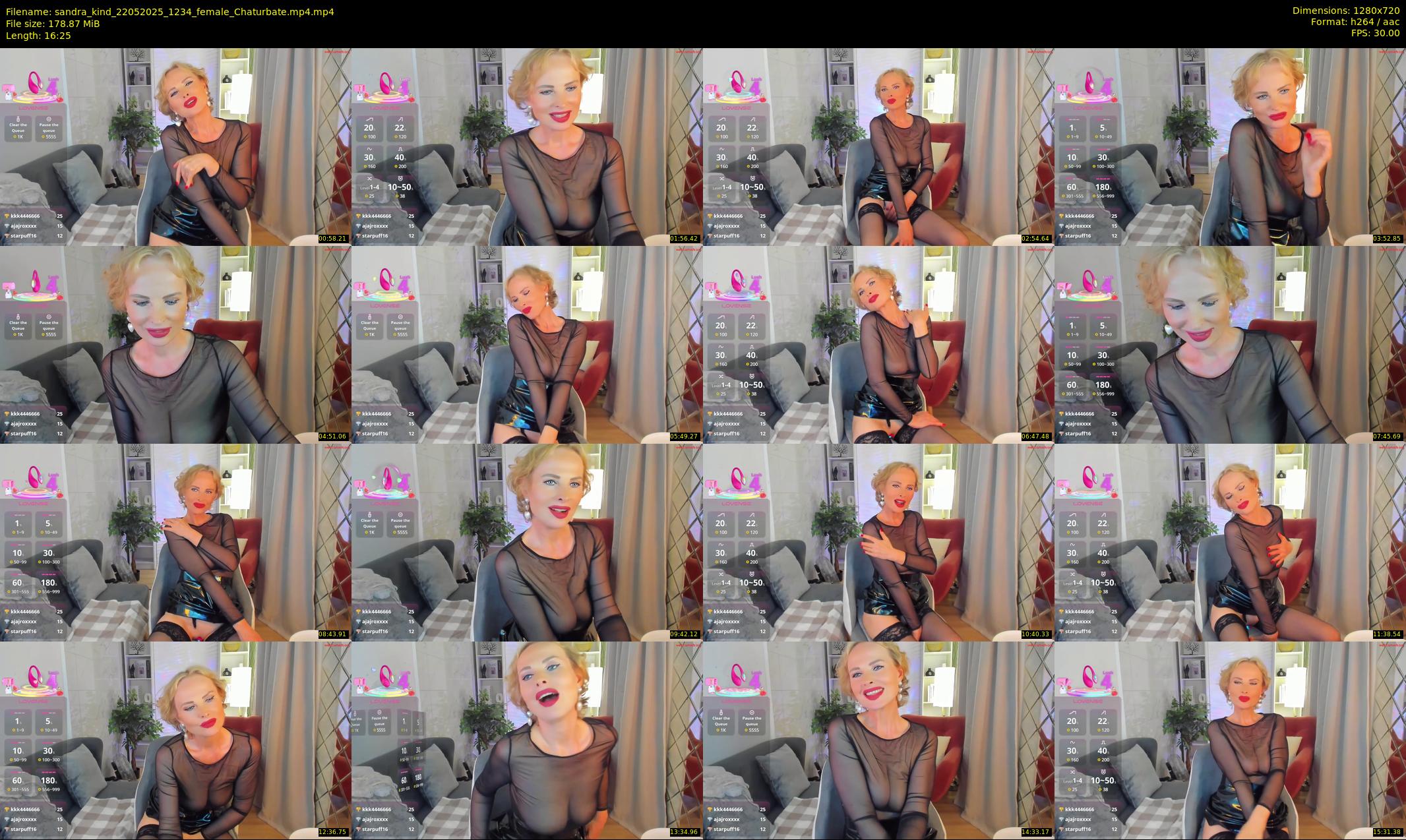 sandra_kind — 17 minute Chaturbate female cam show recording, 720p, May 22, 2025