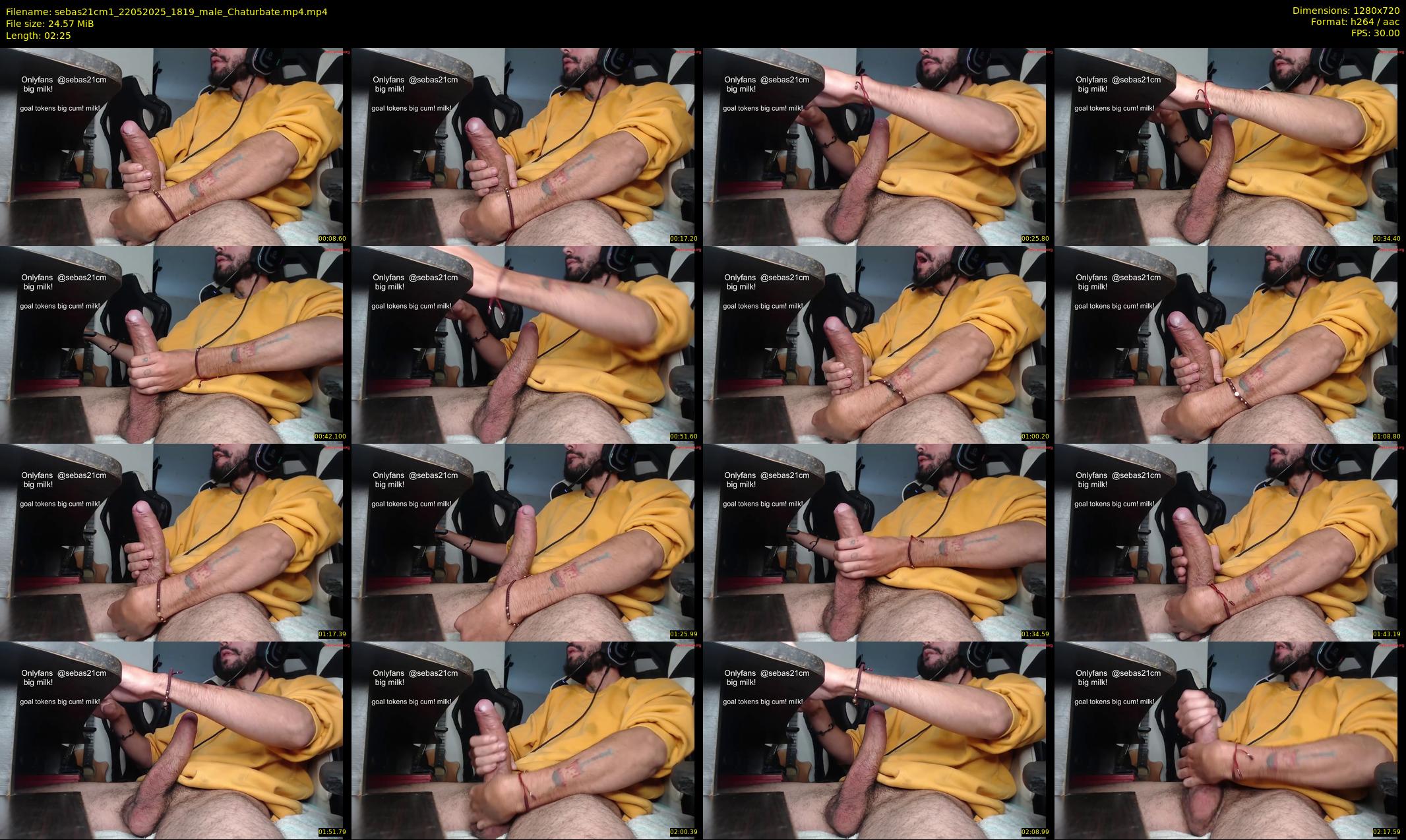 sebas21cm1 — 3 minute Chaturbate male cam show recording, 720p, May 22, 2025