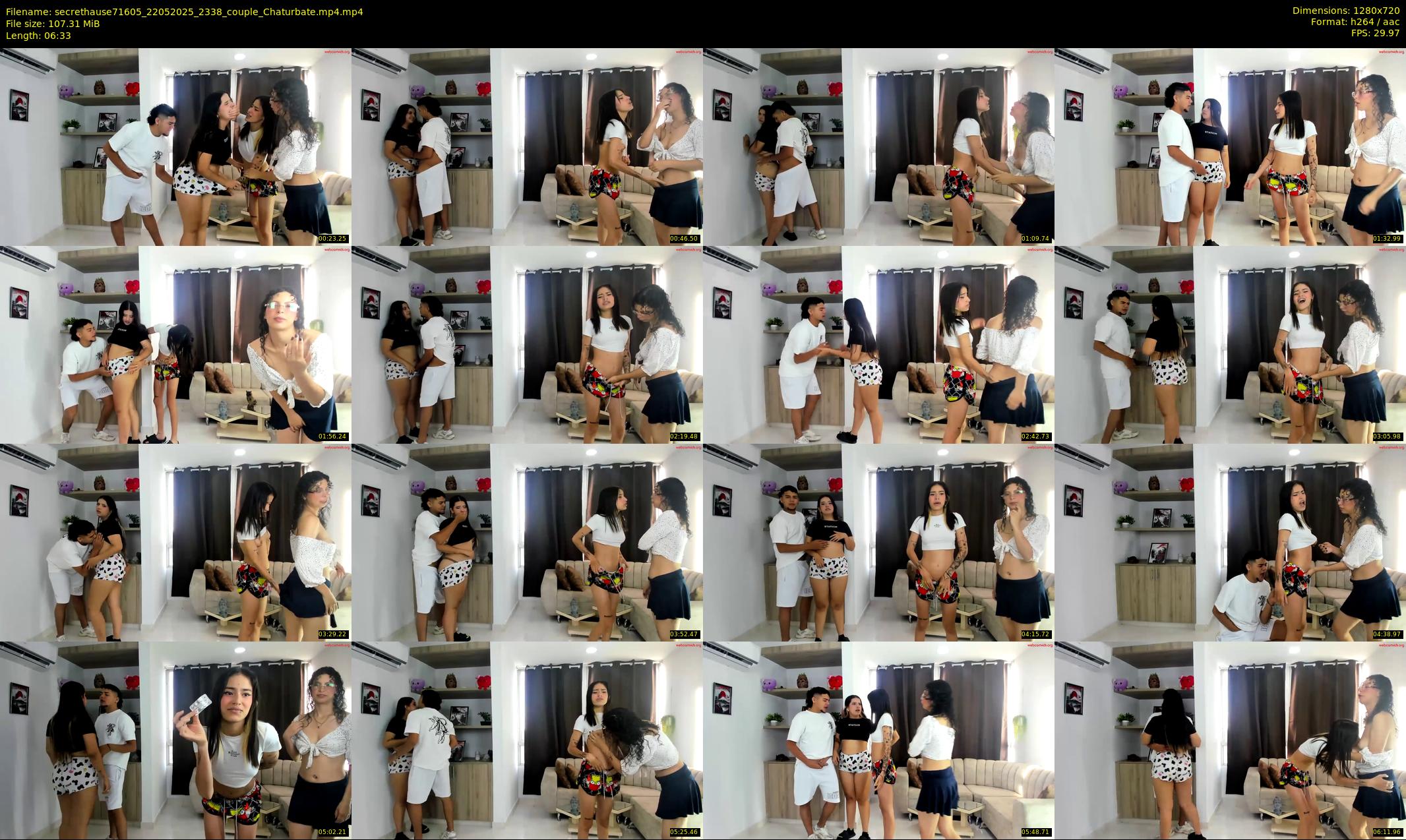 secrethause71605 — 7 minute Chaturbate couple cam show recording, 720p, May 22, 2025