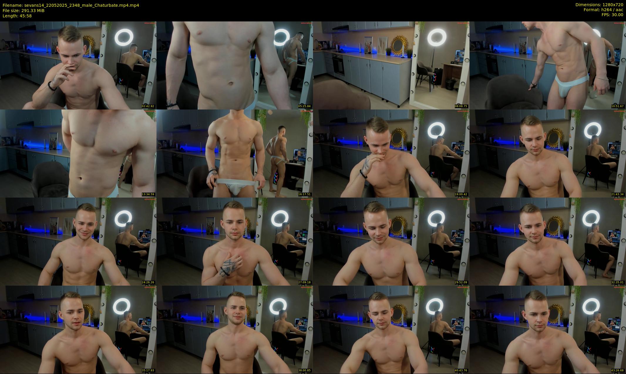 sevans14 — 46 minute Chaturbate male cam show recording, 720p, May 22, 2025