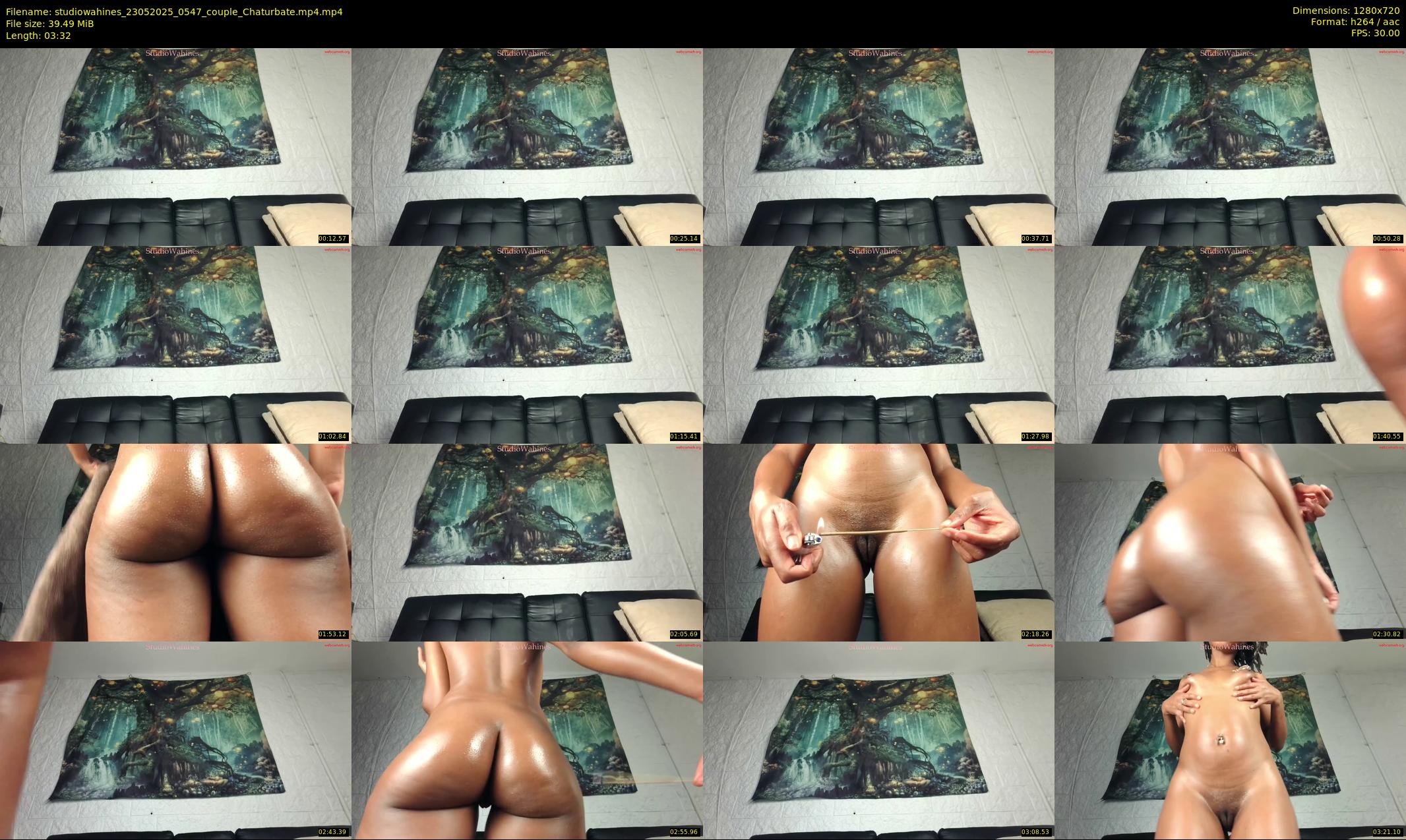 studiowahines — 4 minute Chaturbate couple cam show recording, 720p, May 23, 2025