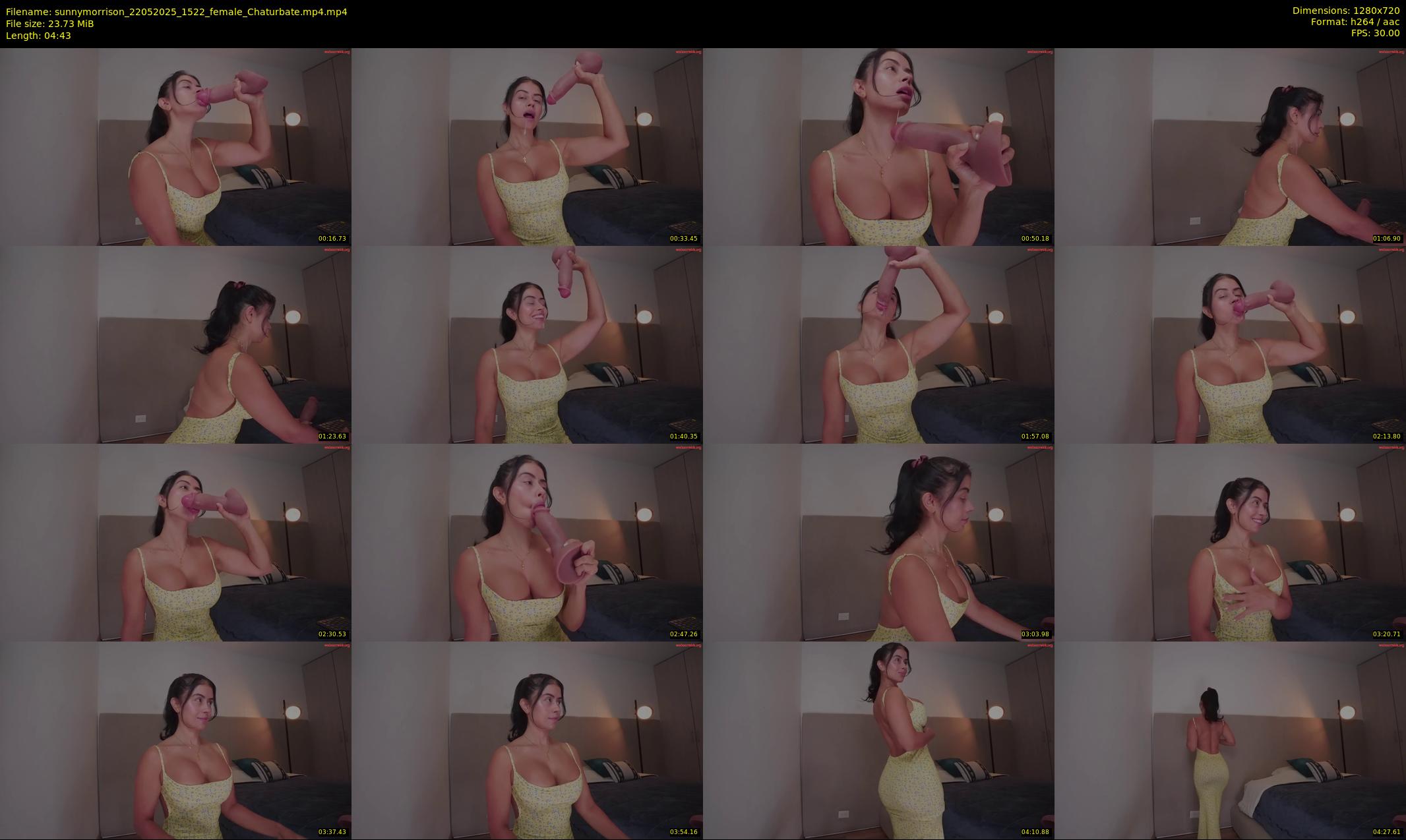 sunnymorrison — 5 minute Chaturbate female cam show recording, 720p, May 22, 2025