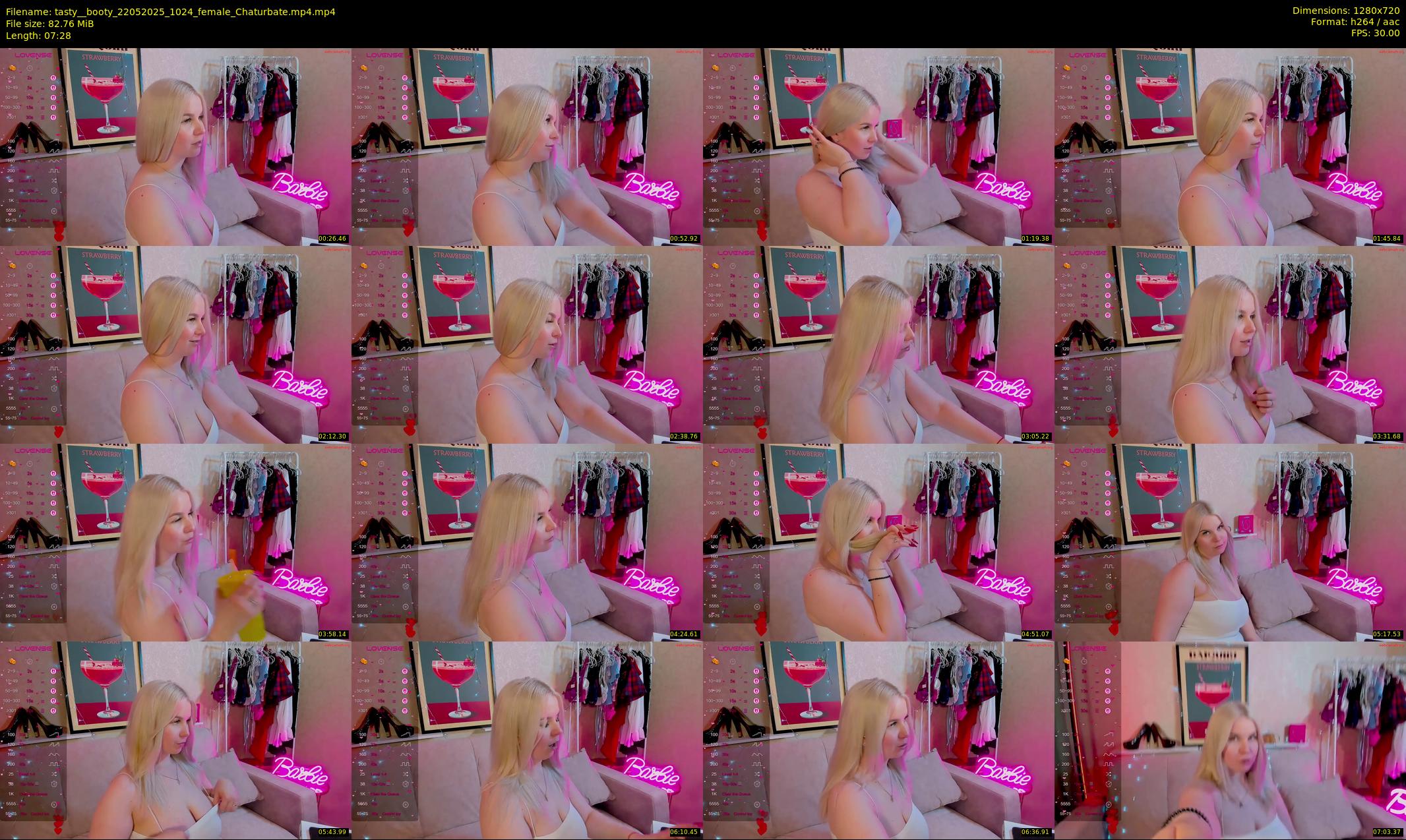tasty__booty — 8 minute Chaturbate female cam show recording, 720p, May 22, 2025