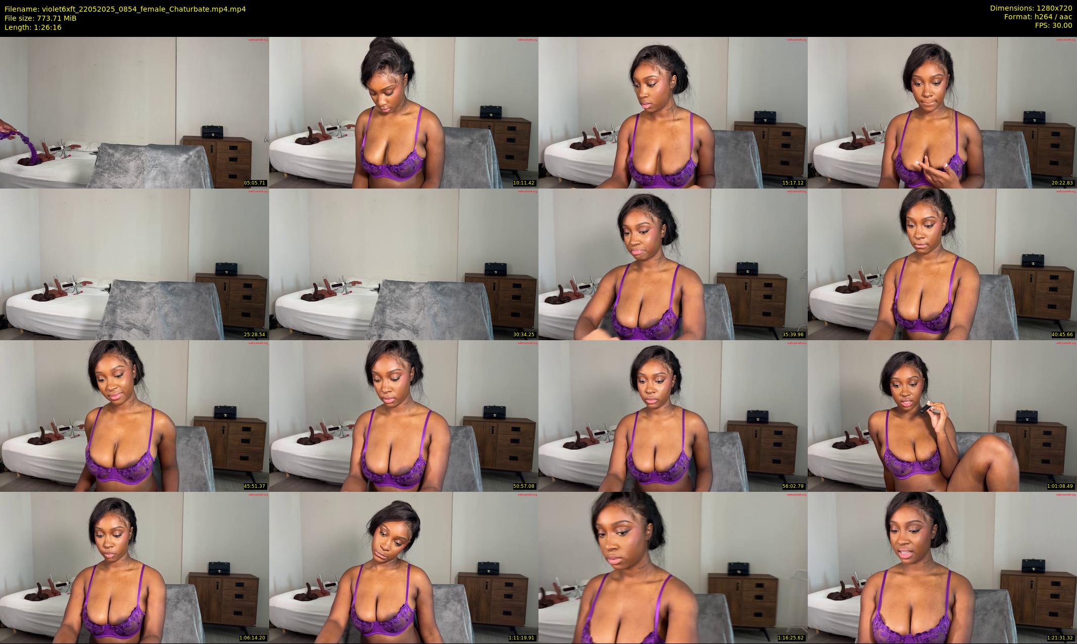 violet6xft — 87 minute Chaturbate female cam show recording, 720p, May 22, 2025