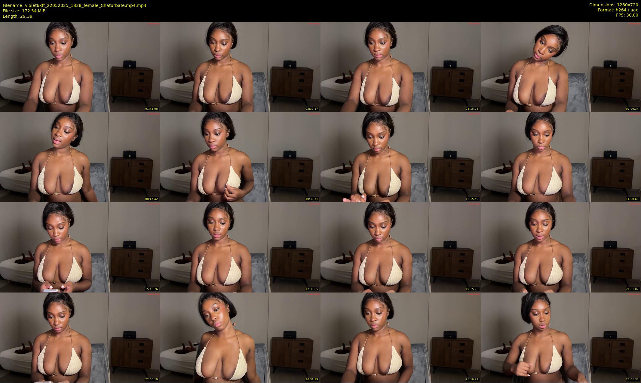 violet6xft — 30 minute Chaturbate female cam show recording, 720p, May 22, 2025