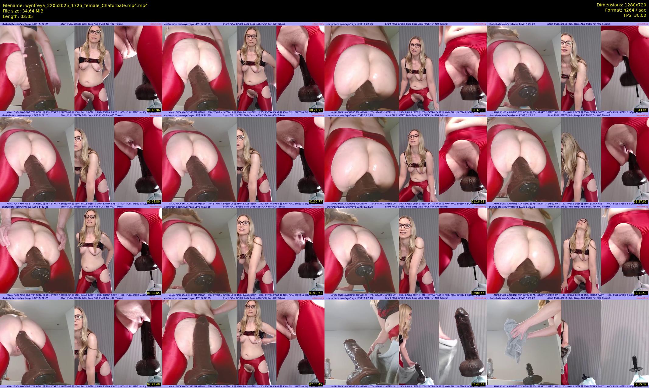 wynfreya — 4 minute Chaturbate female cam show recording, 720p, May 22, 2025