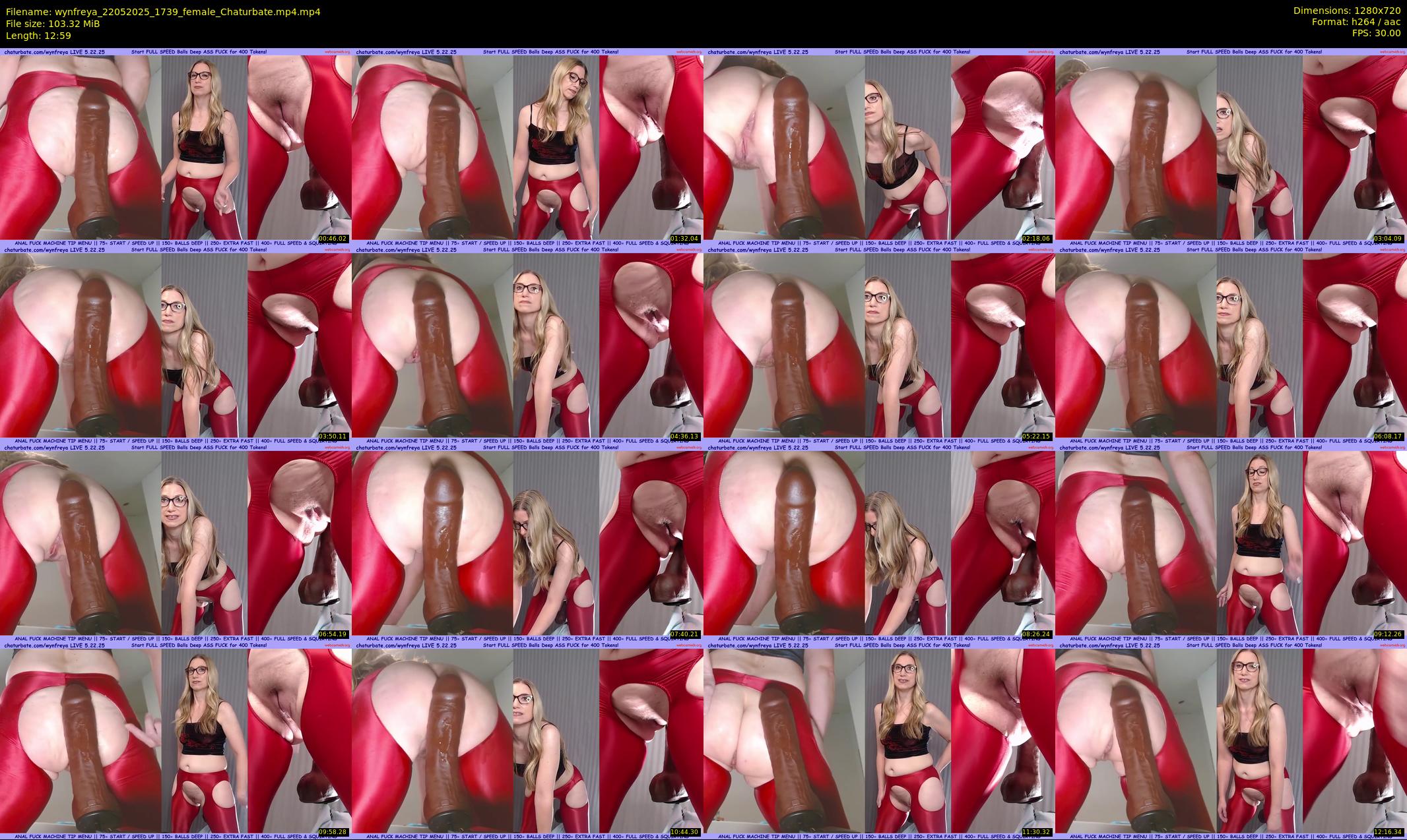 wynfreya — 13 minute Chaturbate female cam show recording, 720p, May 22, 2025