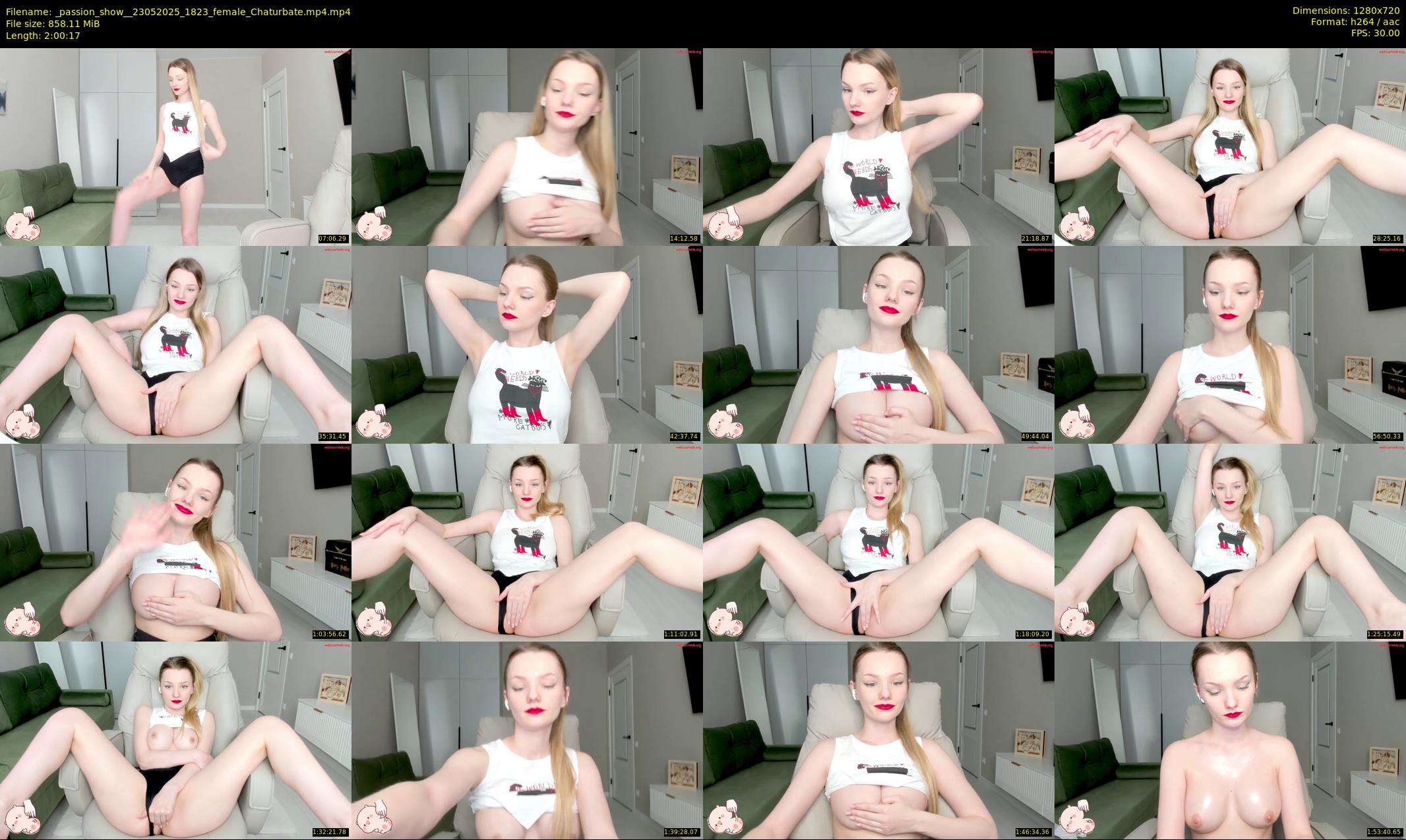 _passion_show_ — 121 minute Chaturbate couple cam show recording, 720p, May 23, 2025