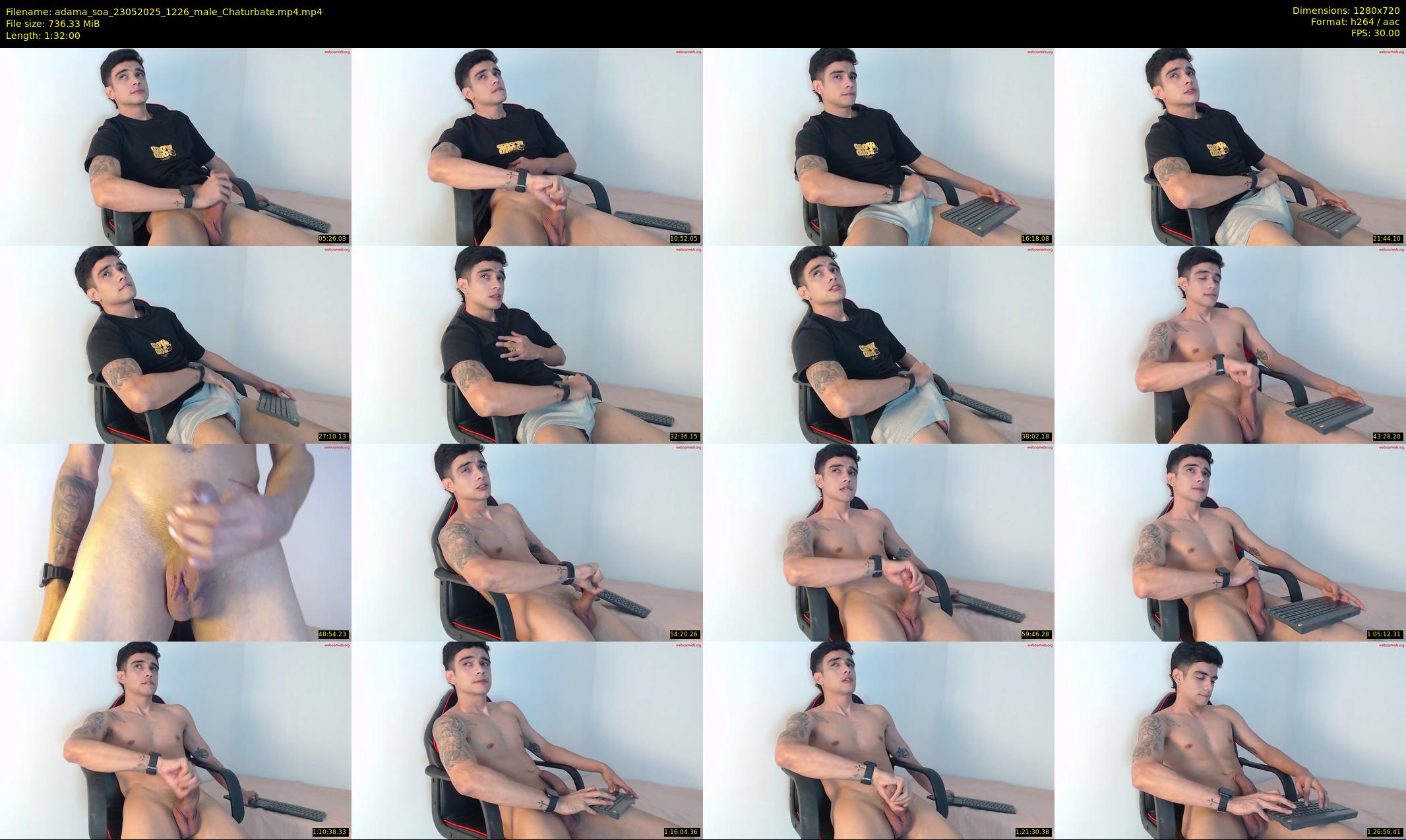 adama_soa — 92 minute Chaturbate male cam show recording, 720p, May 23, 2025