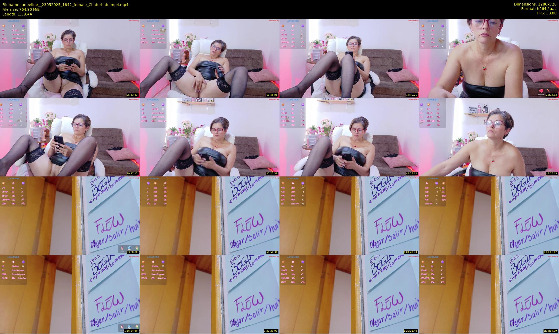 adeellee_ — 100 minute Chaturbate female cam show recording, 720p, May 23, 2025