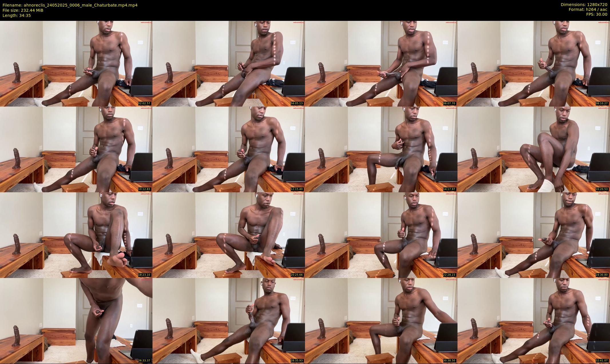ahnoreclis — 35 minute Chaturbate male cam show recording, 720p, May 24, 2025