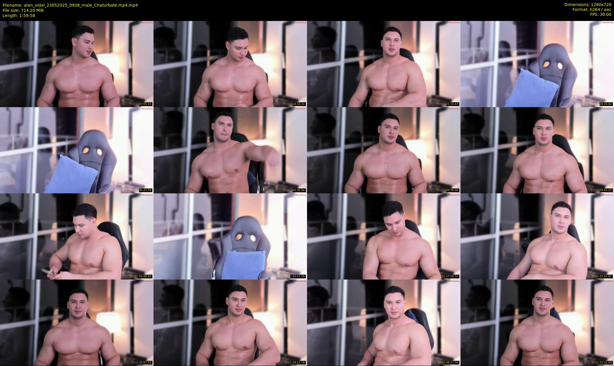 alan_vidal — 120 minute Chaturbate male cam show recording, 720p, May 23, 2025