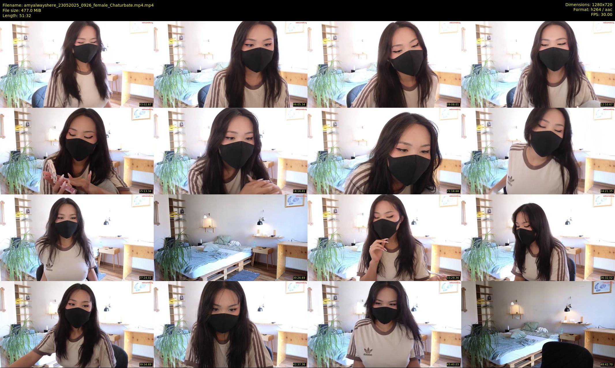 amyalwayshere — 52 minute Chaturbate female cam show recording, 720p, May 23, 2025