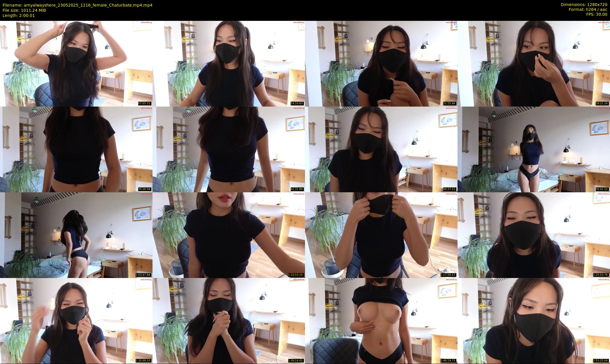 amyalwayshere — 121 minute Chaturbate female cam show recording, 720p, May 23, 2025