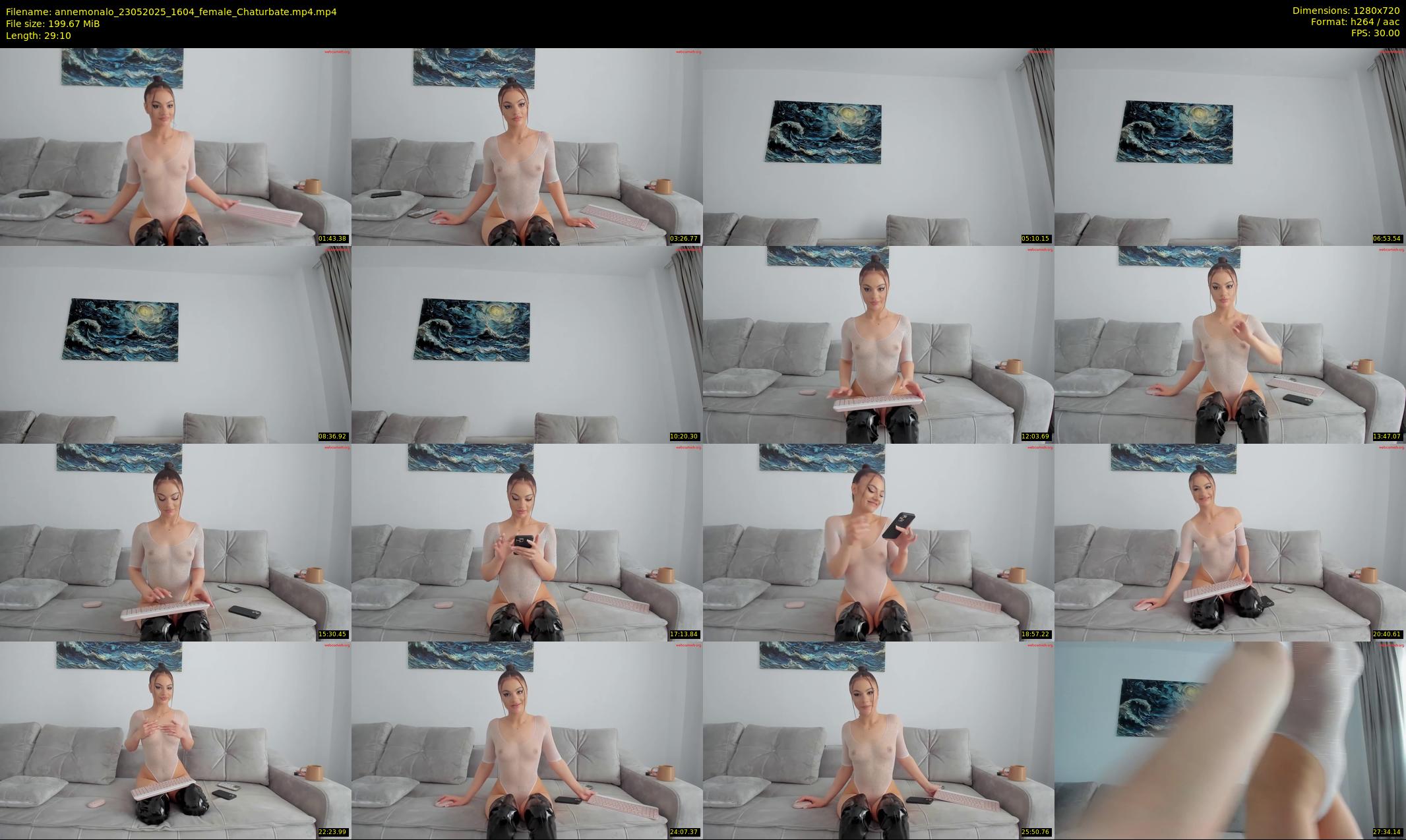annemonalo — 30 minute Chaturbate female cam show recording, 720p, May 23, 2025