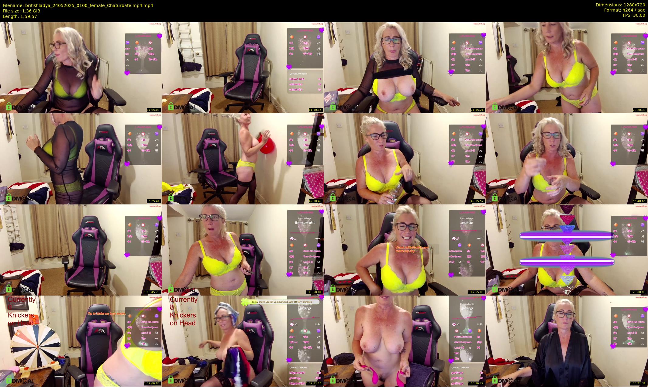 britishladya — 120 minute Chaturbate female cam show recording, 720p, May 24, 2025