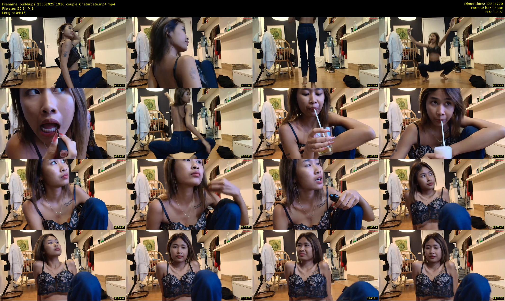 buddiup2 — 5 minute Chaturbate couple cam show recording, 720p, May 23, 2025