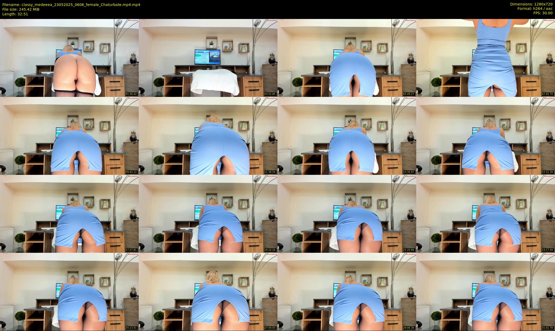 classy_medeeea — 33 minute Chaturbate female cam show recording, 720p, May 23, 2025